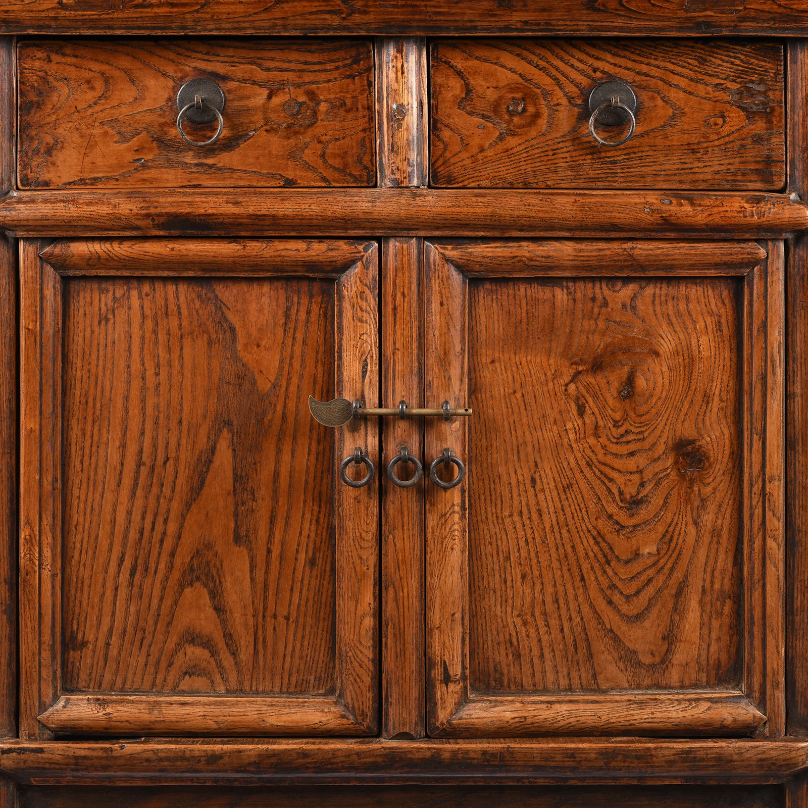 Locust Wood Cabinet From Gansu Province - 19th Century - Image 3