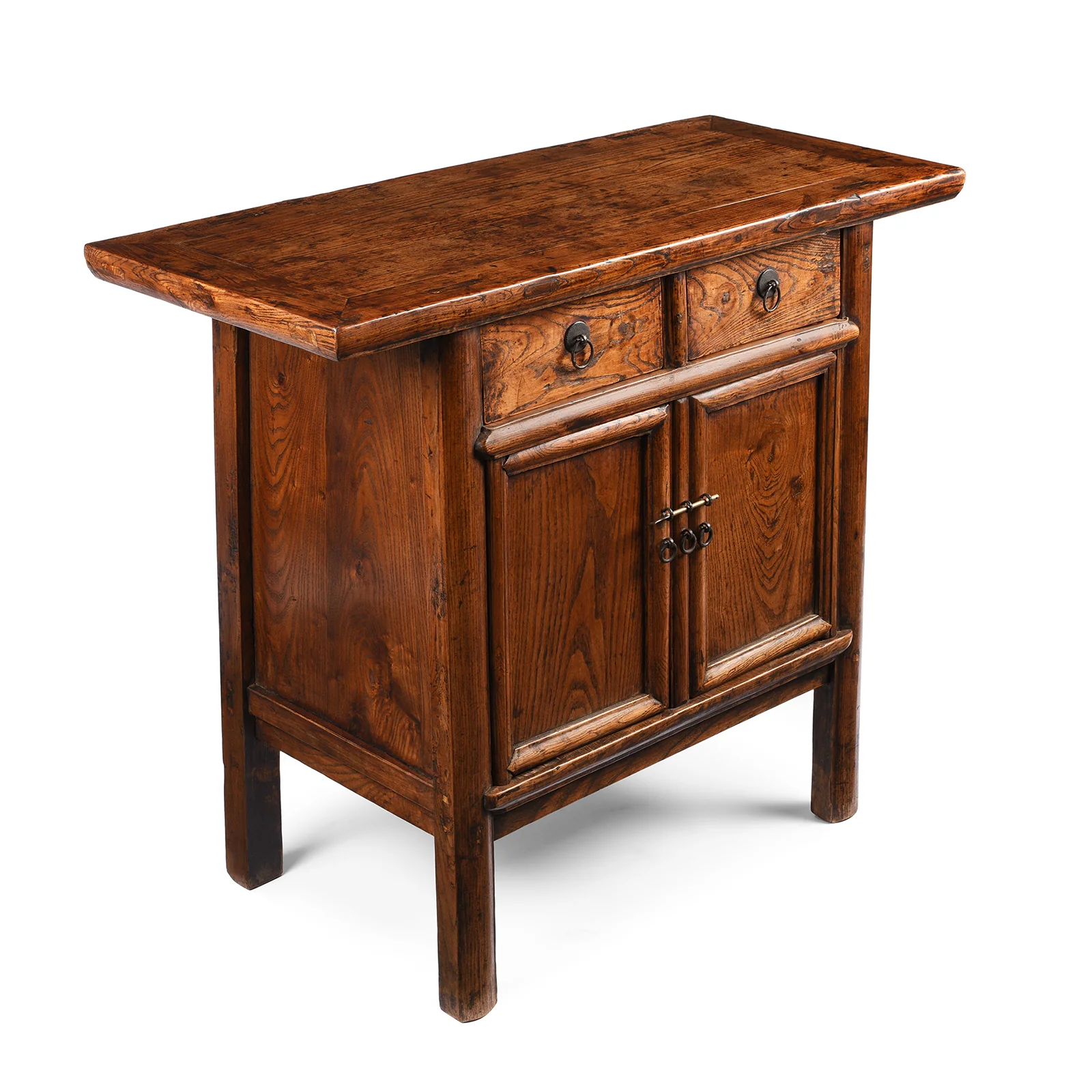 Locust Wood Cabinet From Gansu Province - 19th Century - Image 4