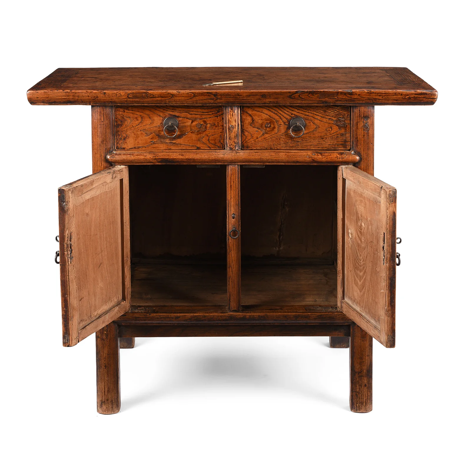 Locust Wood Cabinet From Gansu Province - 19th Century - Image 5