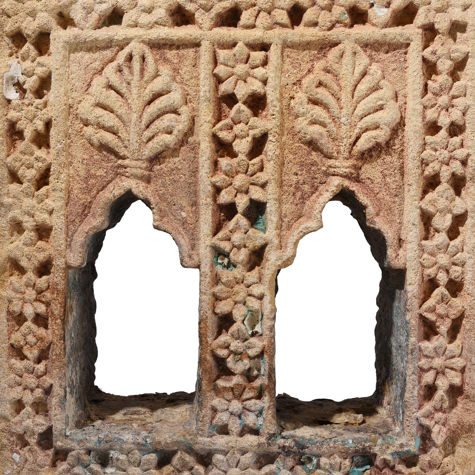2 Way Stone Lamp Niche From Jaisalmer - 19th Century (On Stand) - Image 2