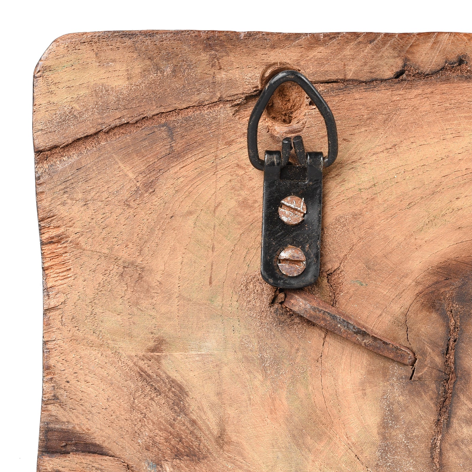 Coat Hook Rail Made From Carved Teak Panel - 19th Century - Image 5