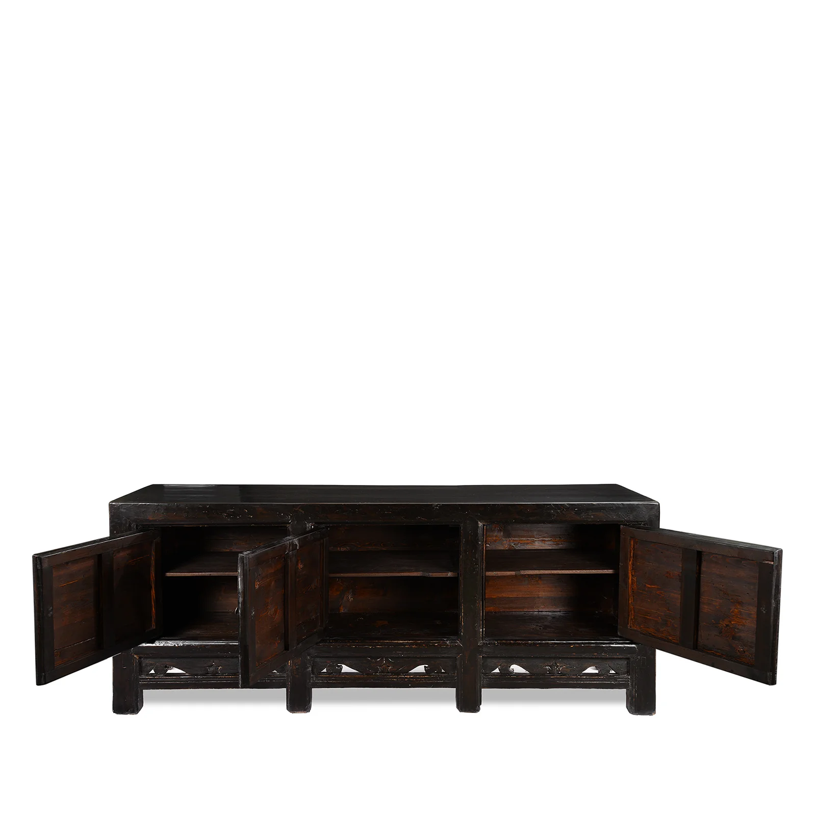 3 Door Painted Shanxi Sideboard - Ca 1920 - Image 4