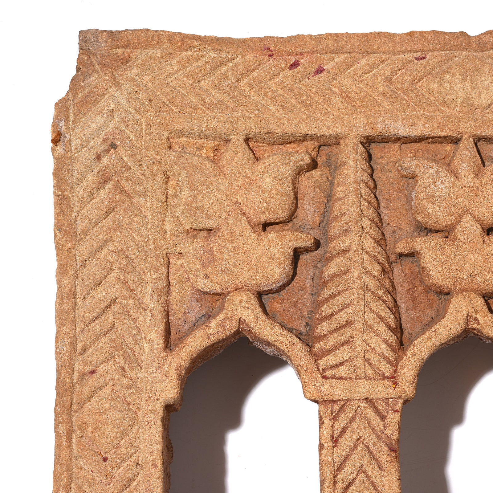 3 Way Stone Lamp Niche From Jaisalmer - 19th Century - Image 2