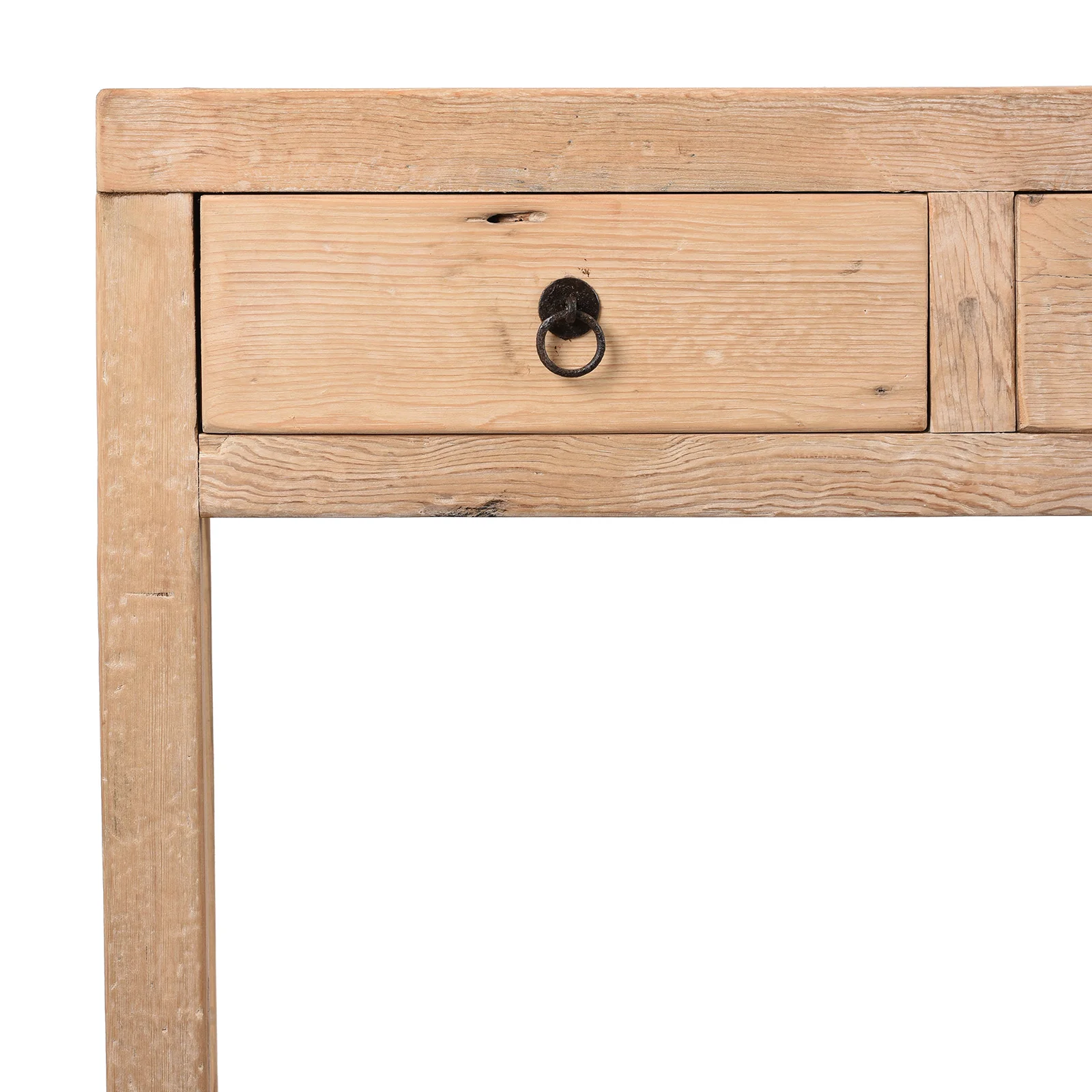 4 Drawer Console Table Made From Reclaimed Pine - Image 2