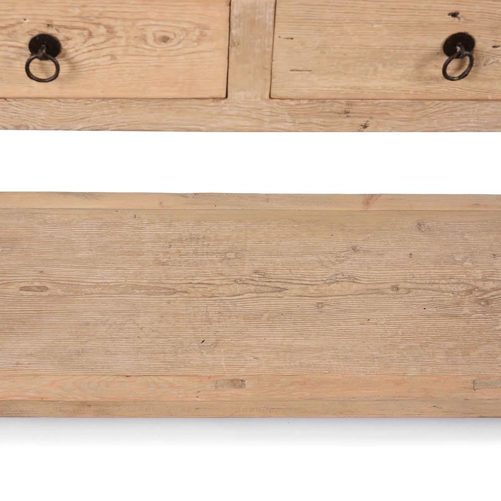 4 Drawer Console Table Made From Reclaimed Pine - Image 9