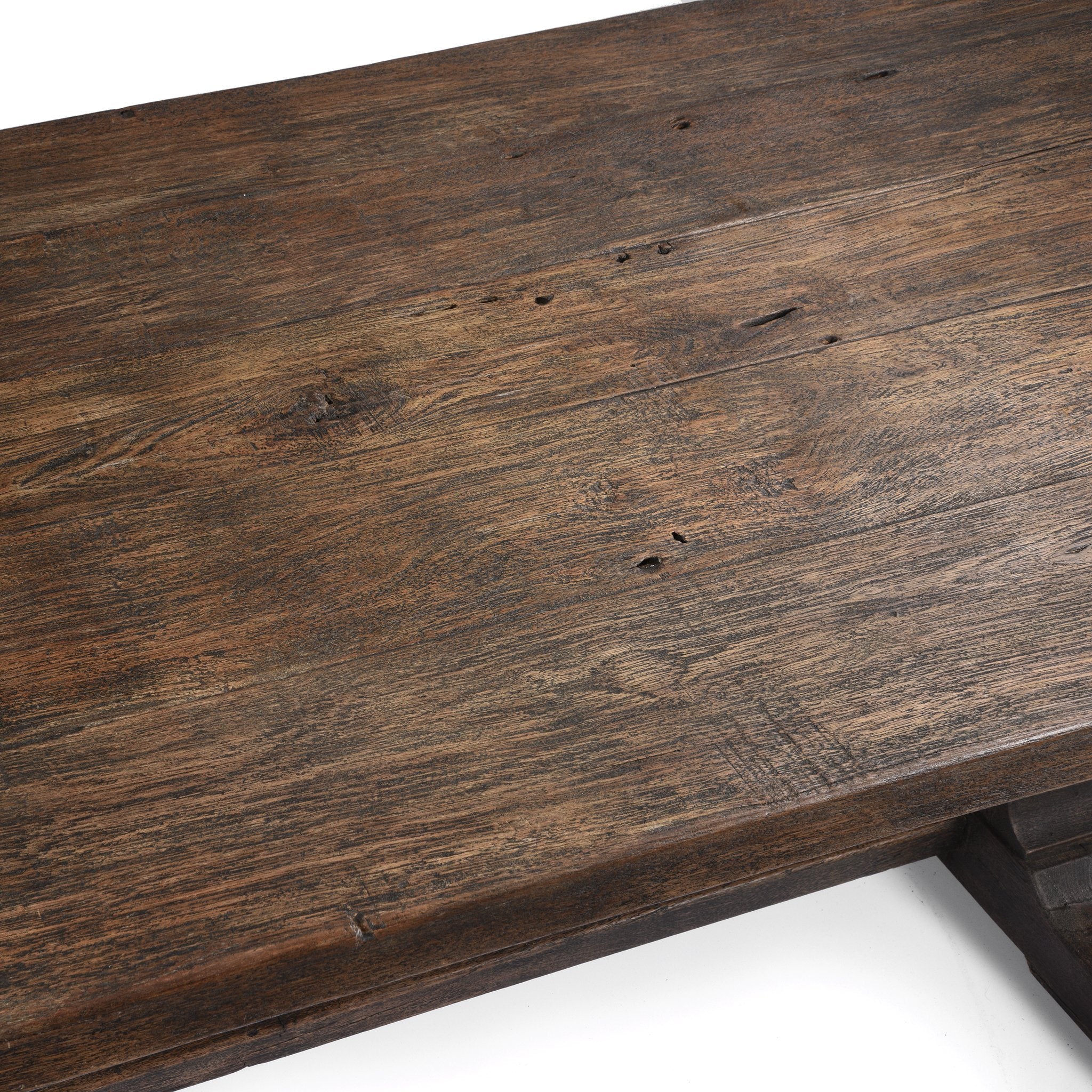 6- 8 Seater Refectory Dining Table - Reclaimed Teakwood - Image 4