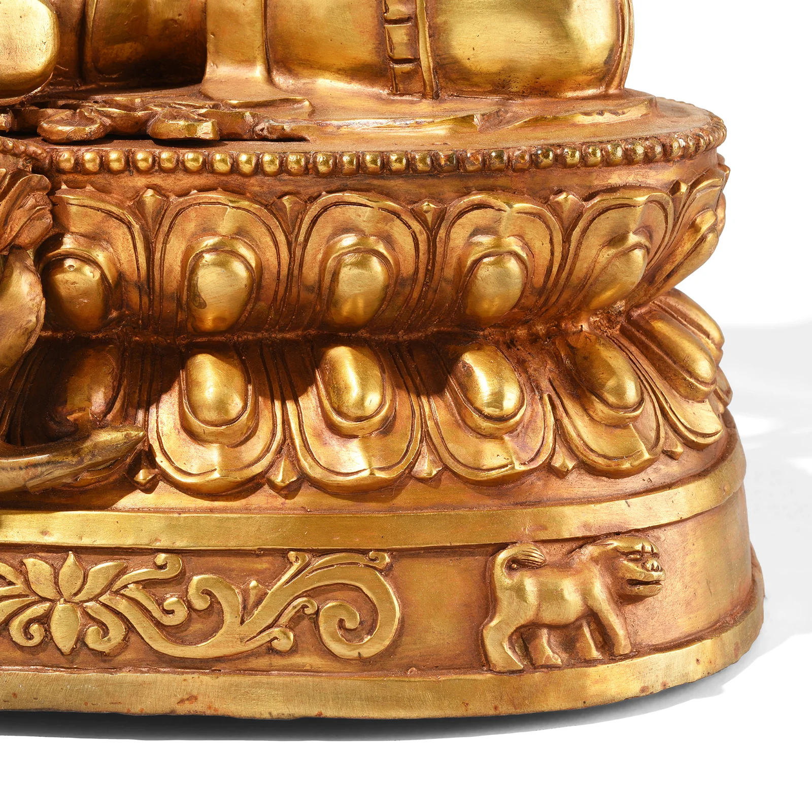 Gilt Bronze Statue Of The Tibetan Goddess Tara - Image 7