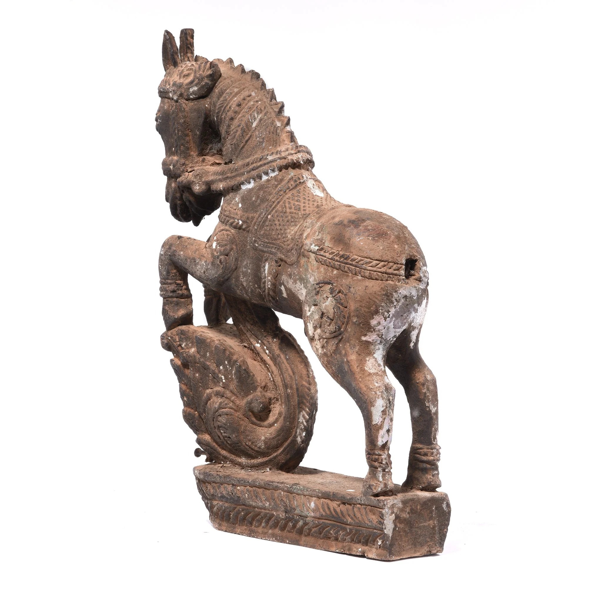 Rosewood Horse Statue - Turban Hanger from Madhya Pradesh - 19thC - Image 4
