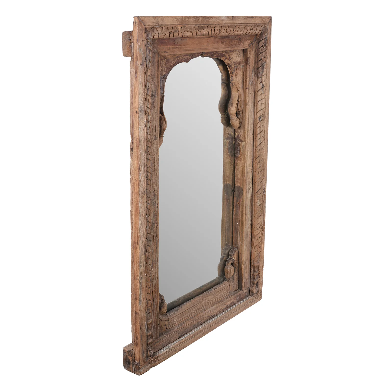 Mirror Frame Made From Old Teak Window - 19th Century - Image 3