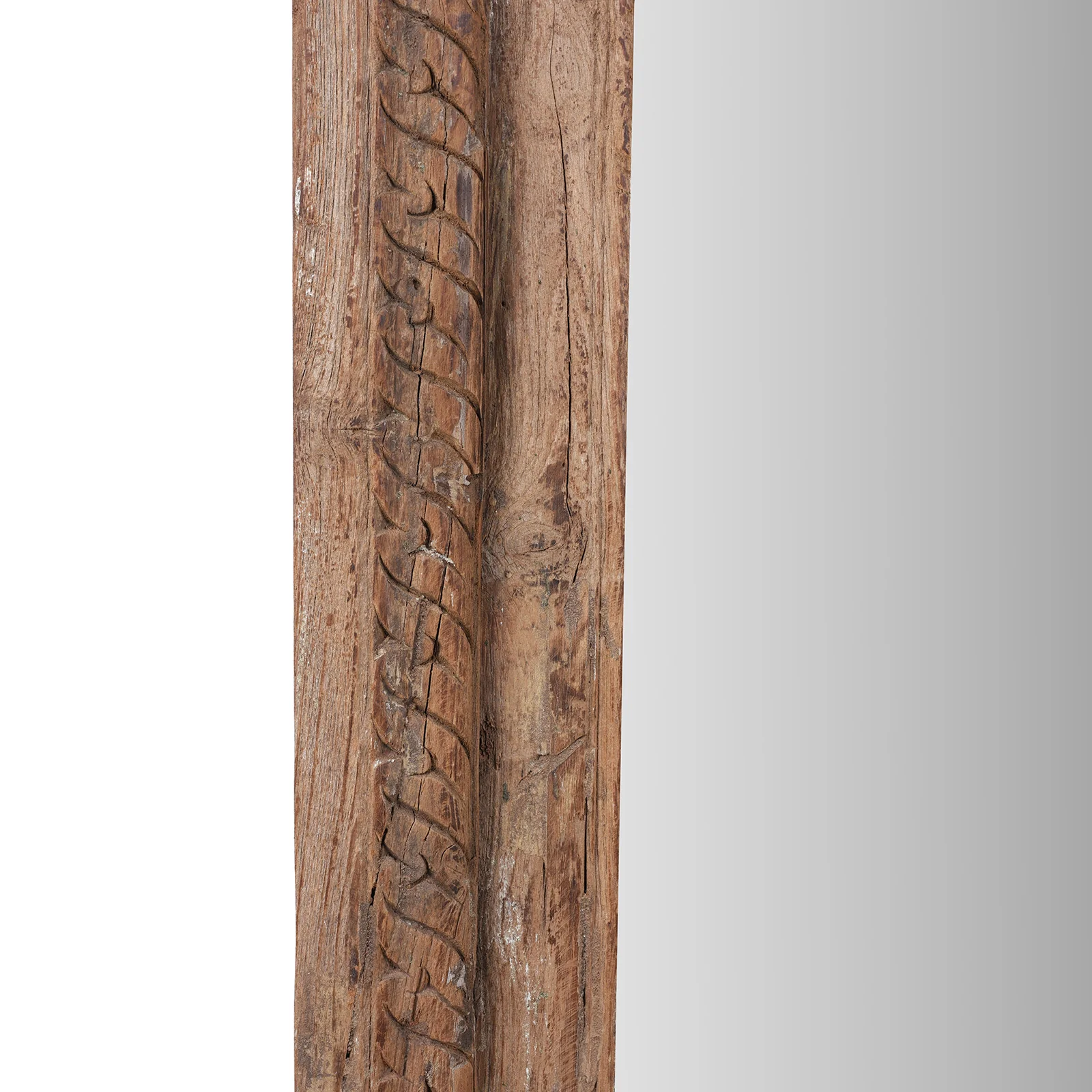 Mirror Frame Made From Old Teak Window - 19th Century - Image 5