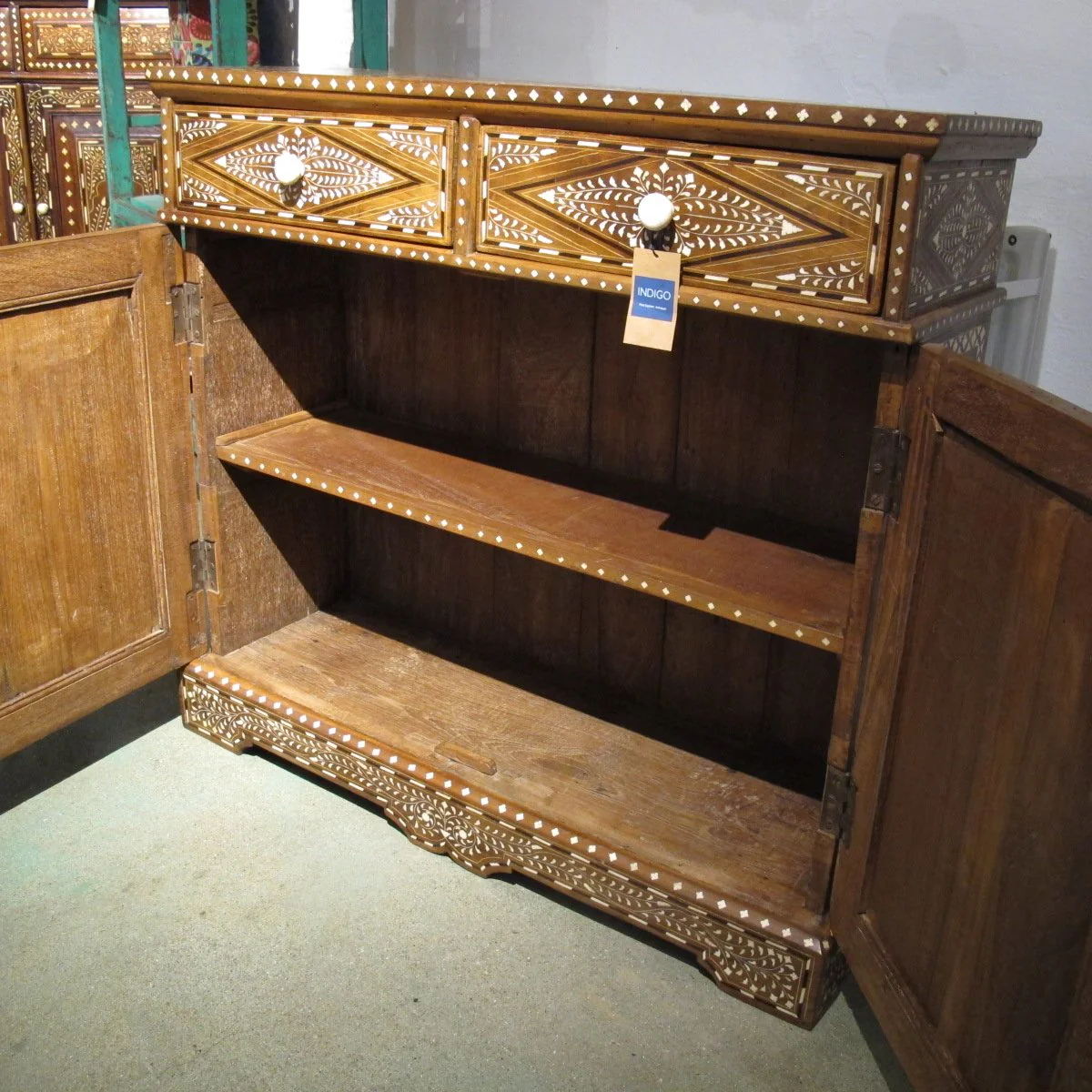 Bone Inlay Sideboard - Teakwood - 19thC - Image 2