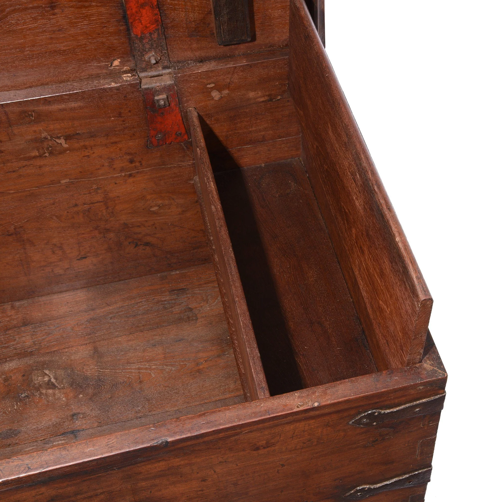 Iron Bound Teak Chest from Saurashtra - 19thC - Image 11