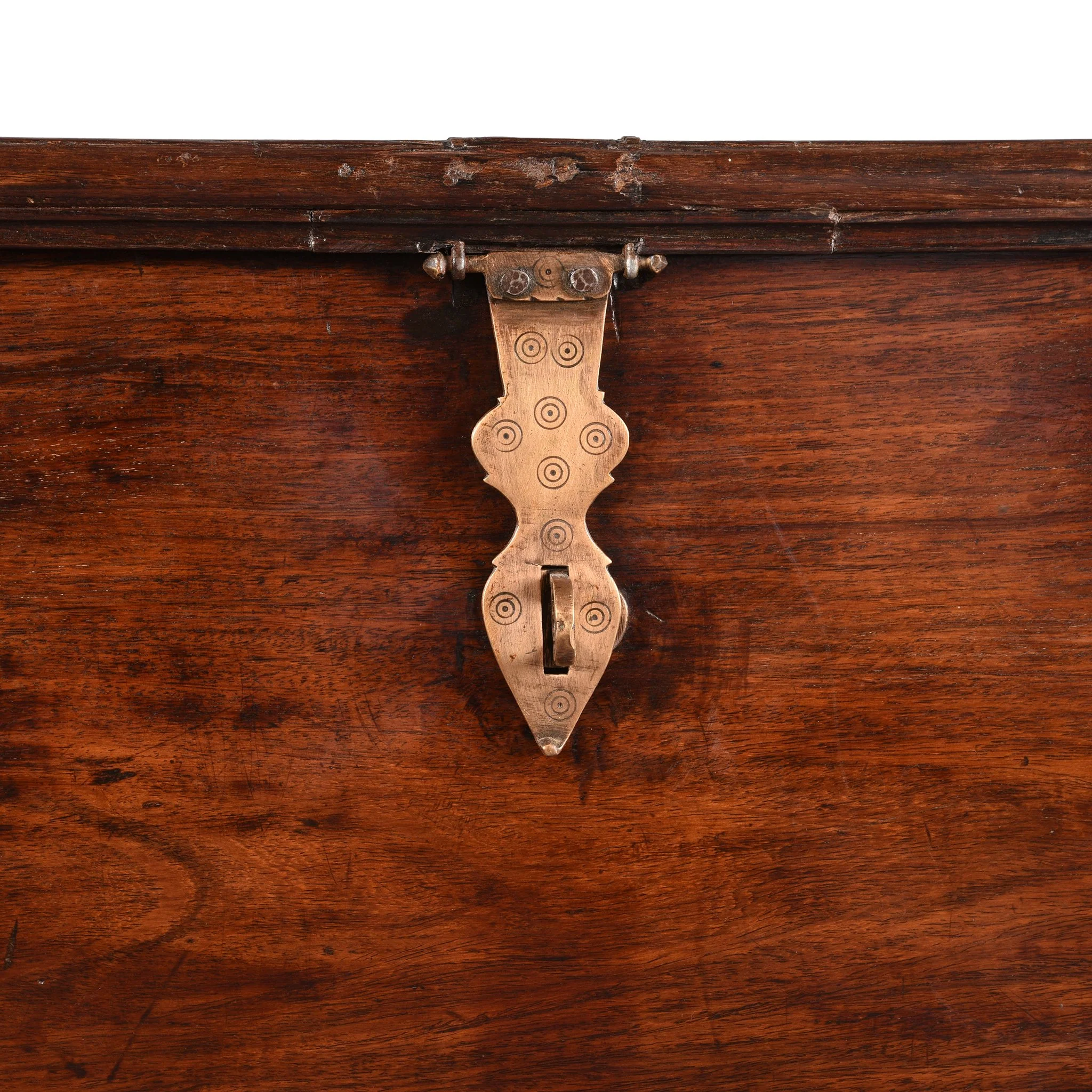 Brass Bound Rosewood Chest from Kutch - 19thC - Image 5