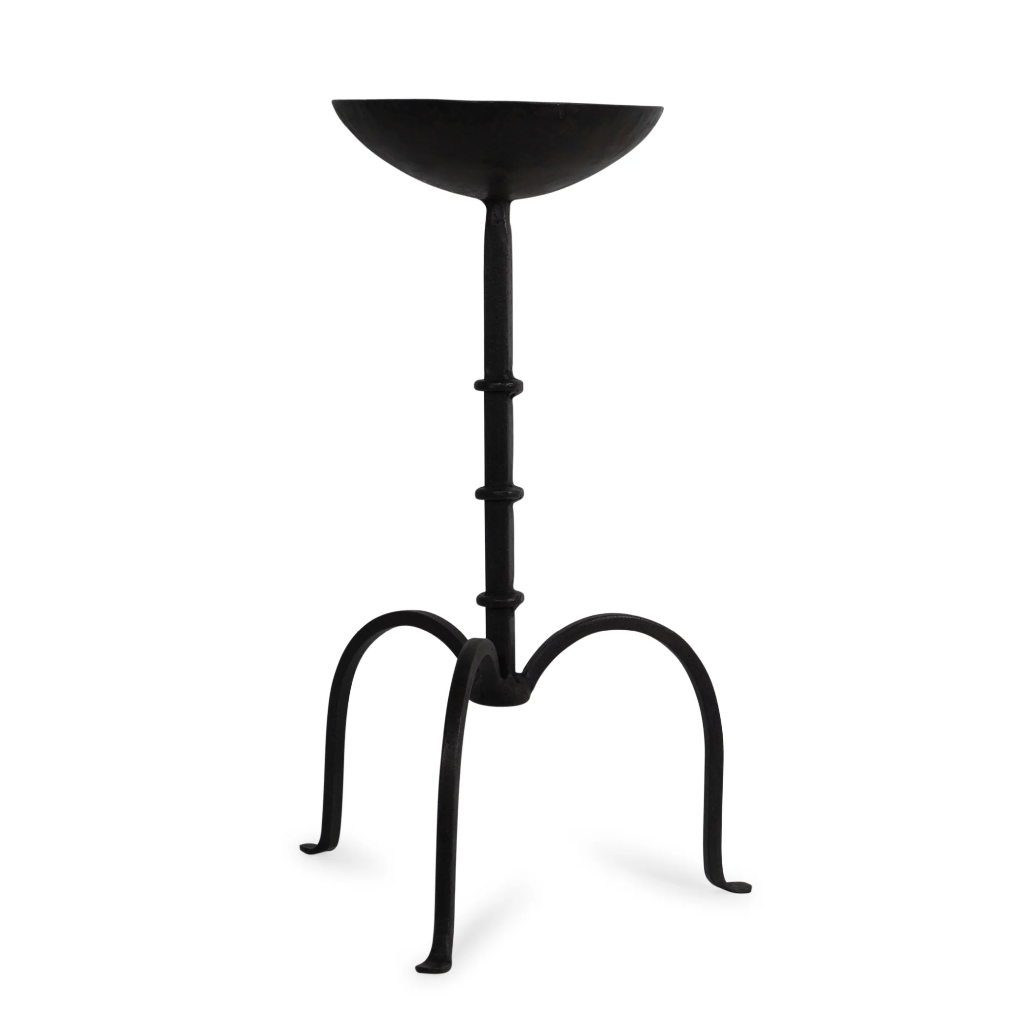 Wrought Iron Candlestick from Rajasthan