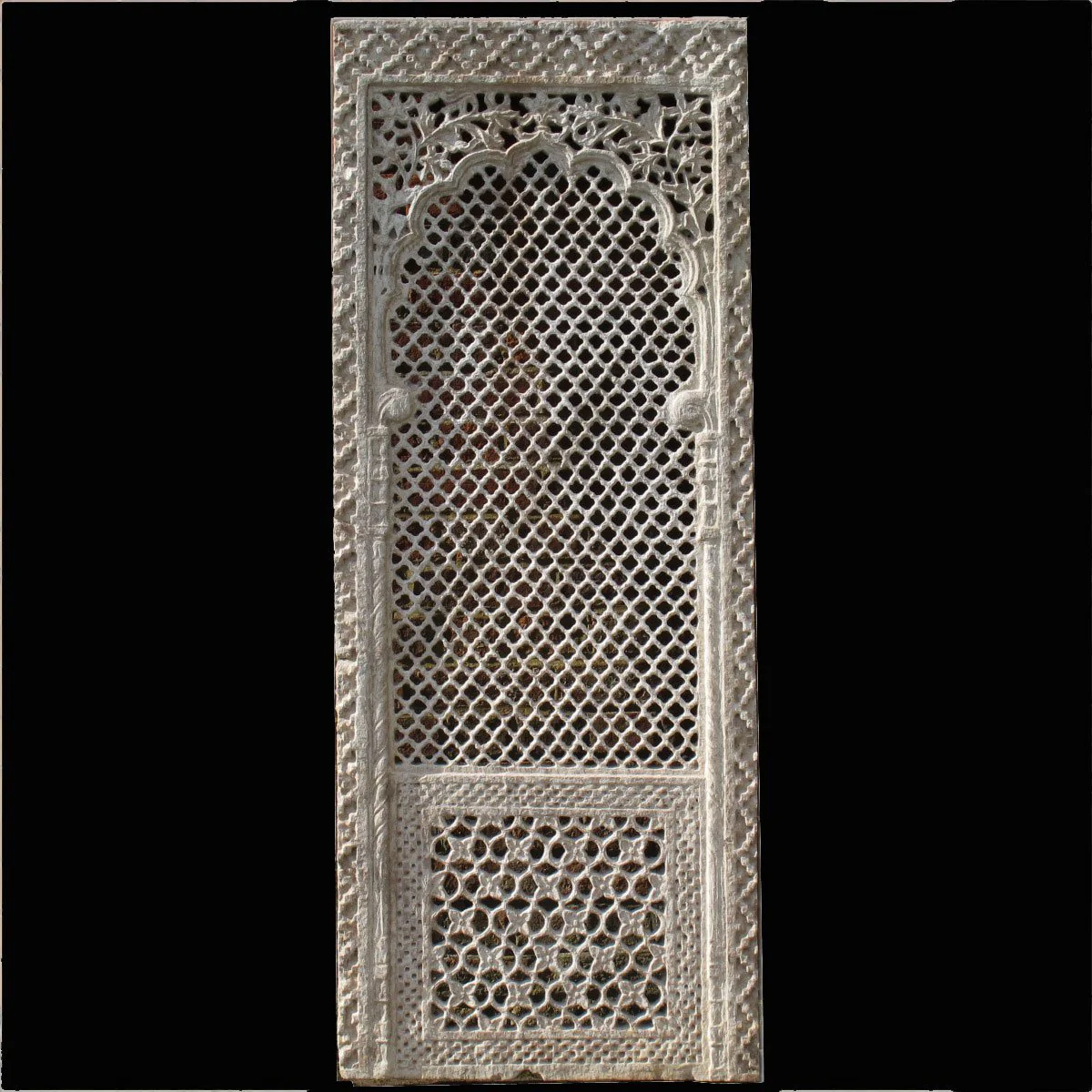 Indian Stone Jali Window Panel from Jaisalmer