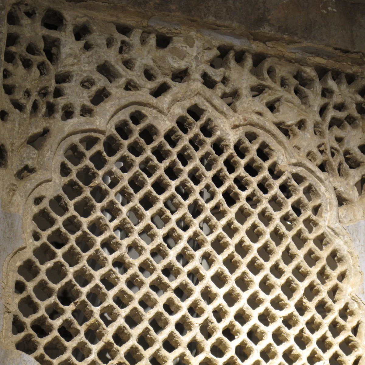 Indian Stone Jali Window Panel from Jaisalmer - Image 6
