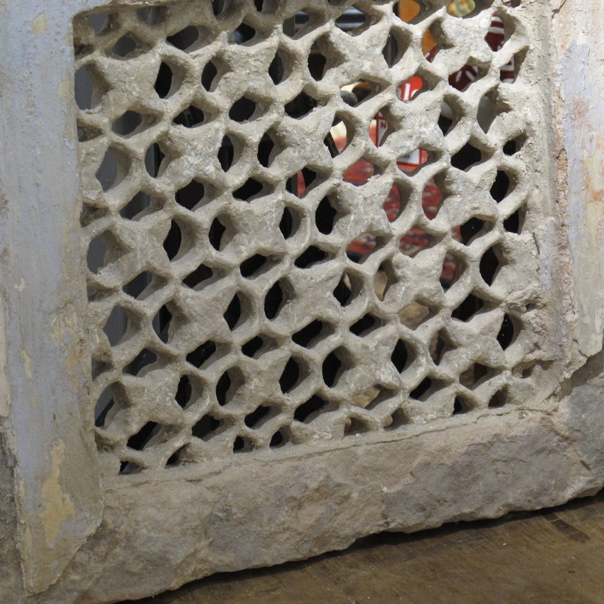 Indian Stone Jali Window Panel from Jaisalmer - Image 8