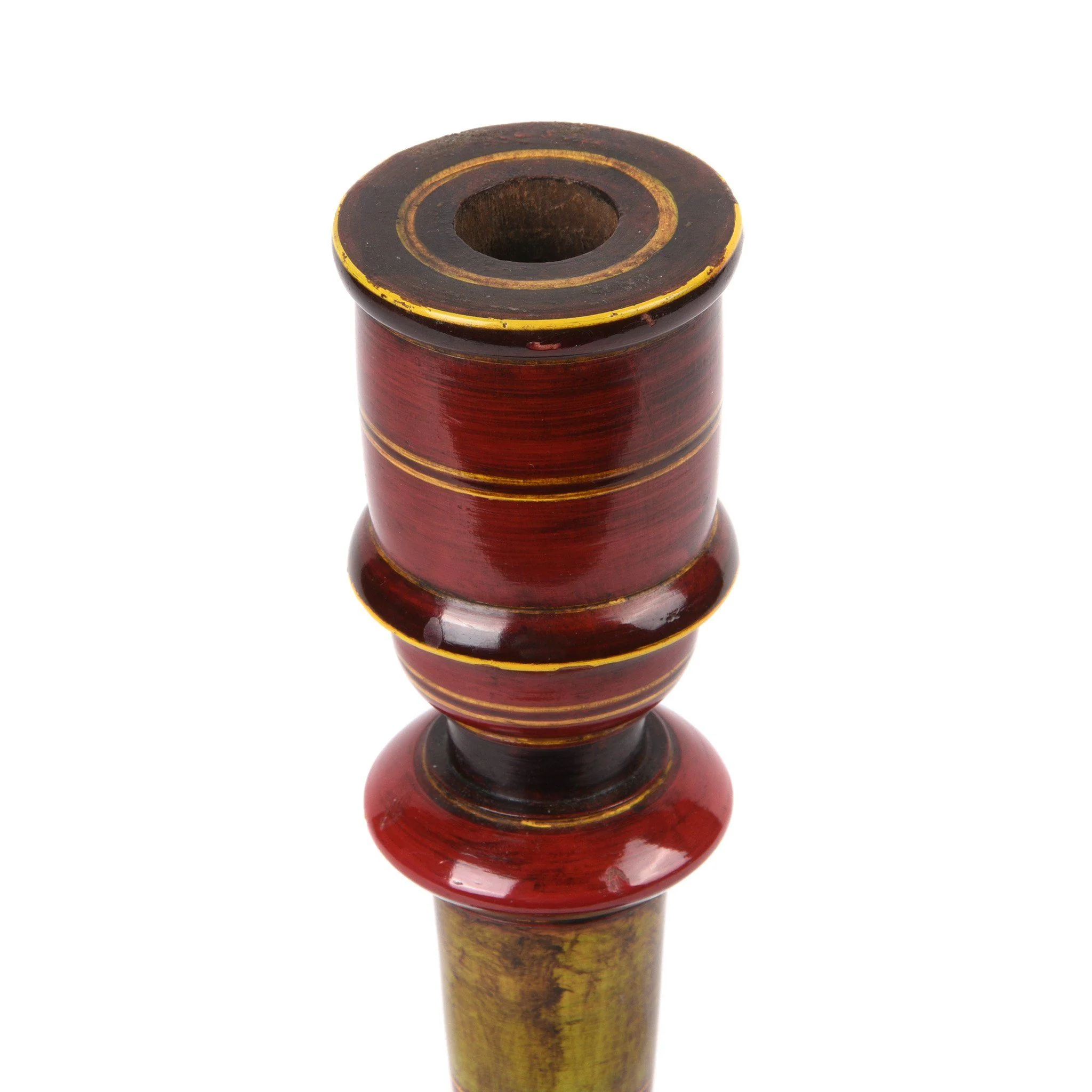 Lacquered Candle Stick From Rajasthan - Image 5