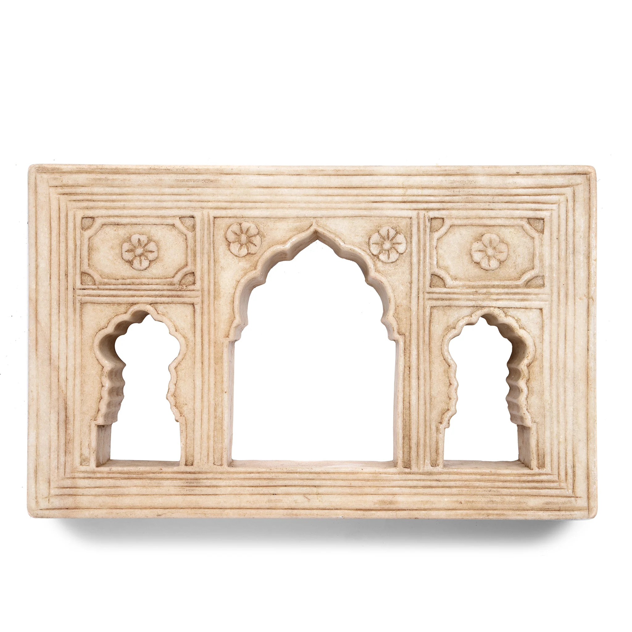 Mughal Style White Marble Lamp Niche - Image 6