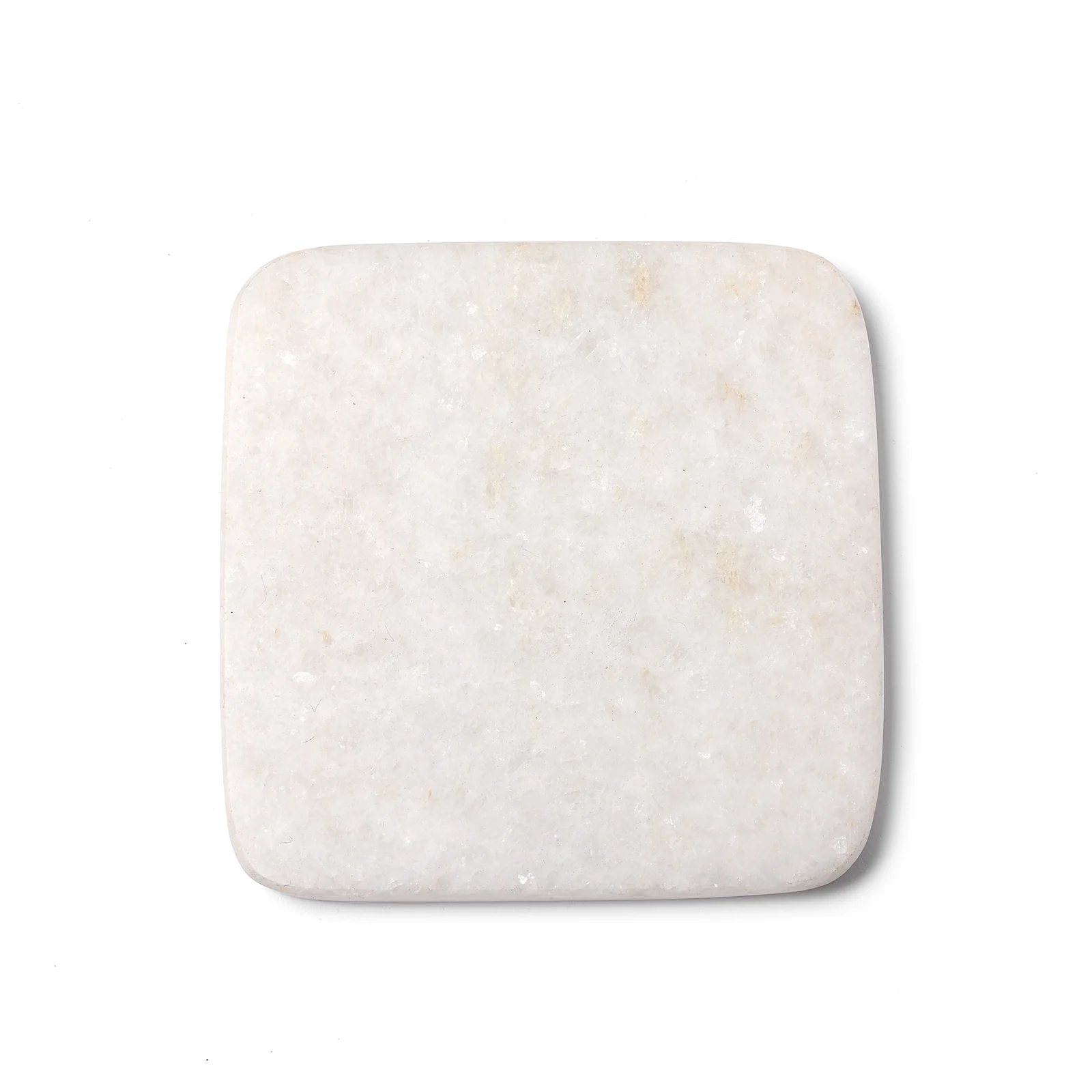 White Marble Square Coasters - Set Of 4 - Image 3