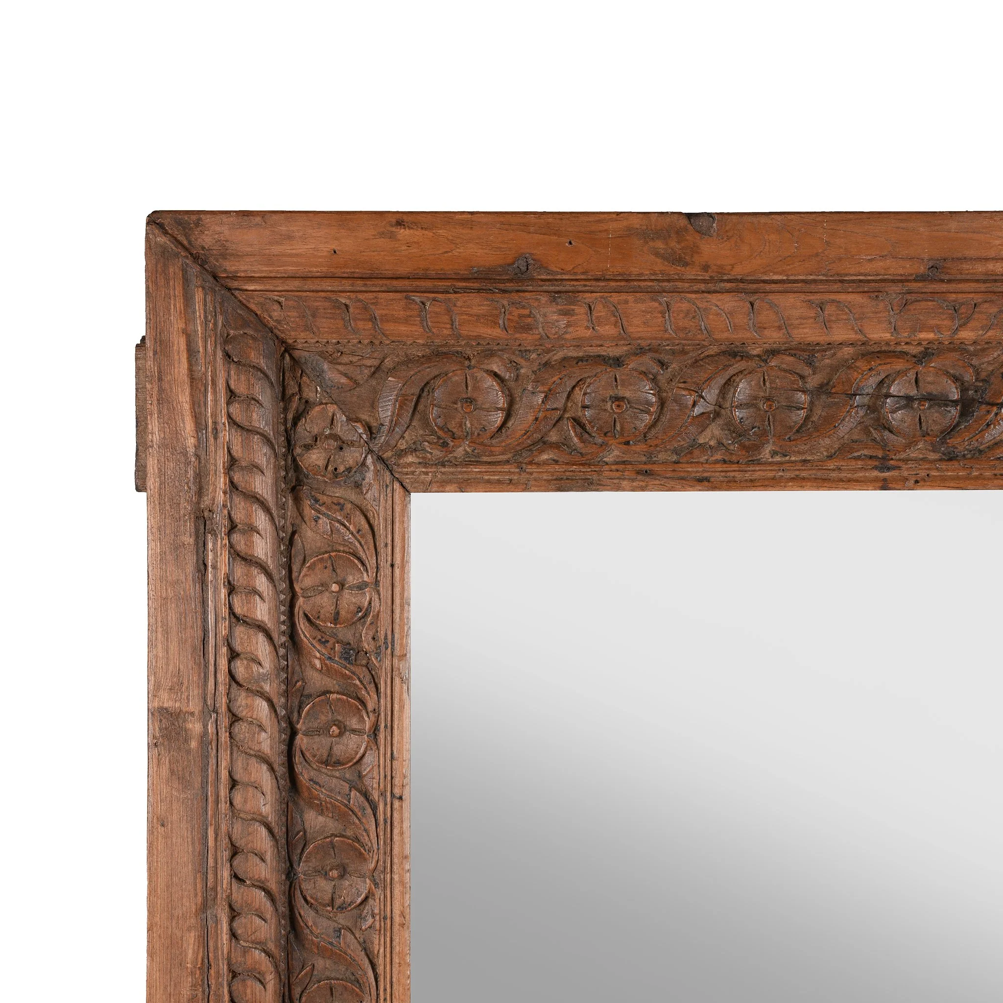 Mirror Made From 19thC Teak Window - Image 2