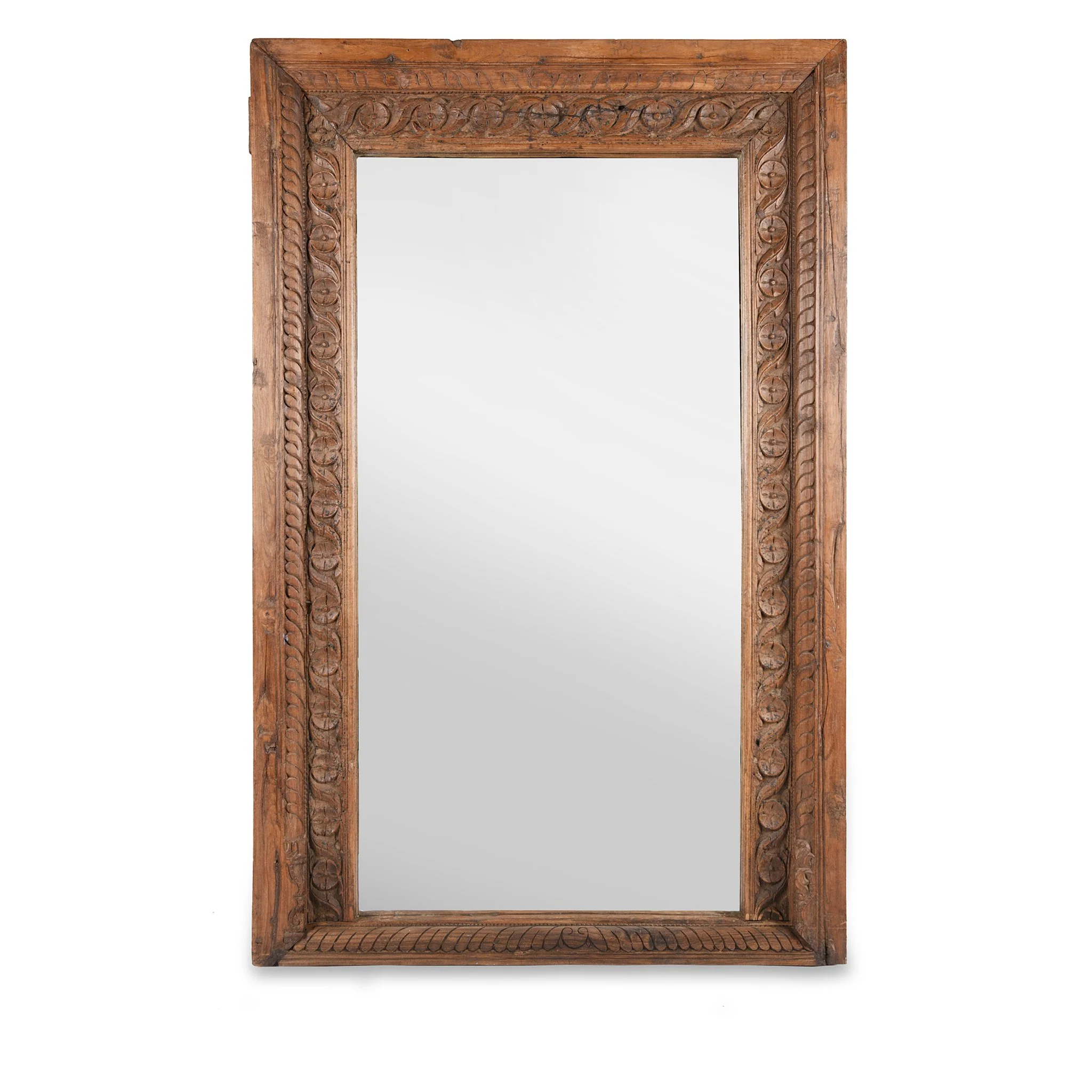Mirror Made From 19thC Teak Window - Image 3