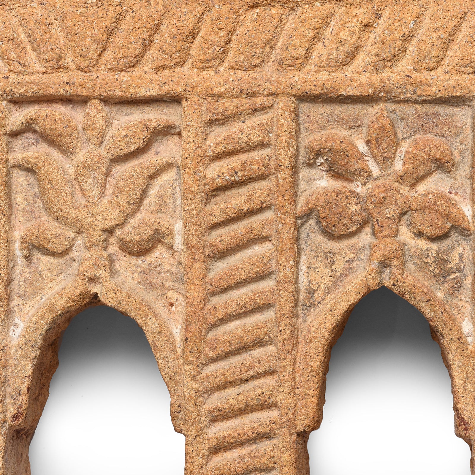Old 3 Way Stone Lamp Niche From Jaisalmer - 19th Century - Image 4