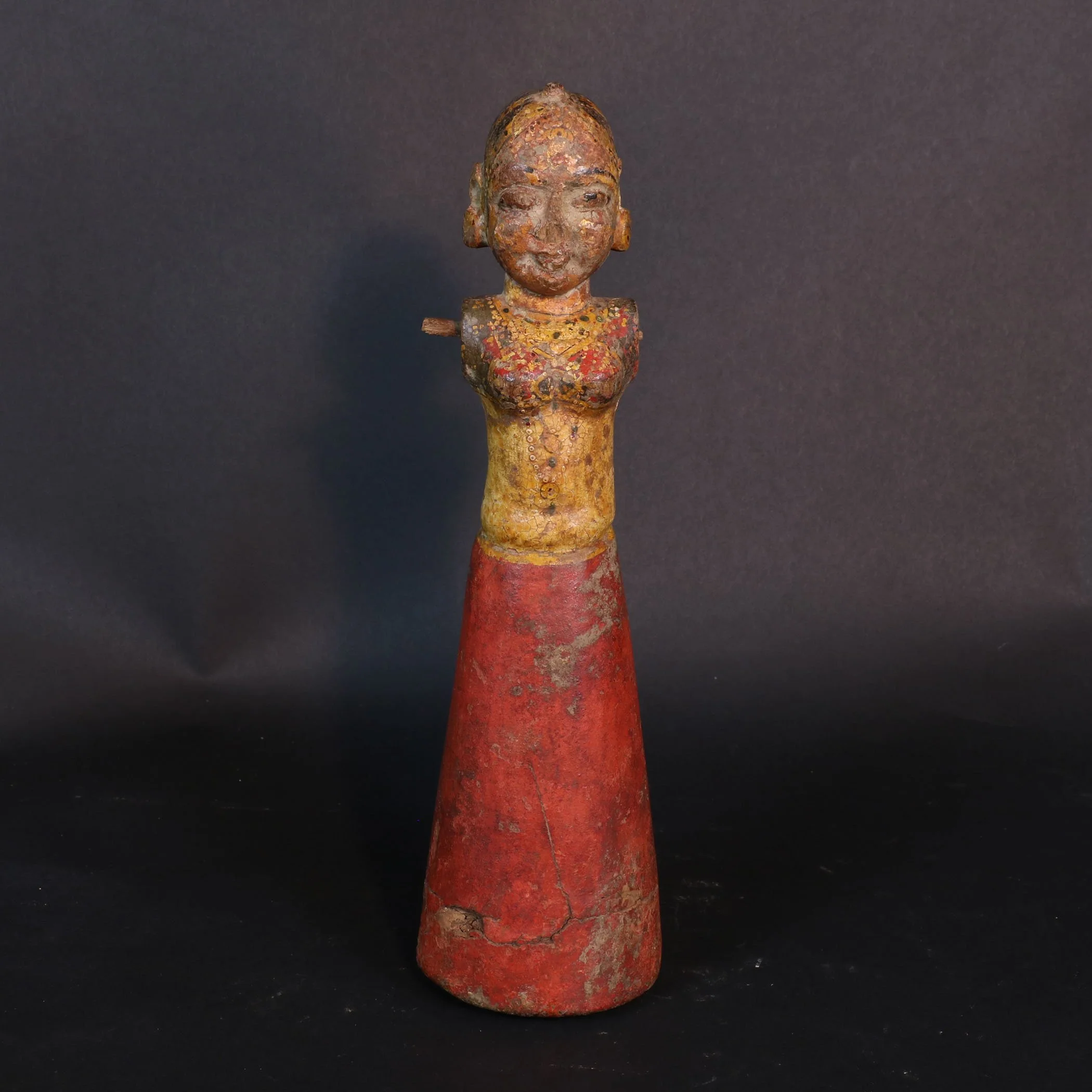 Original Painted Gangaur Figure - 19thC - Image 3