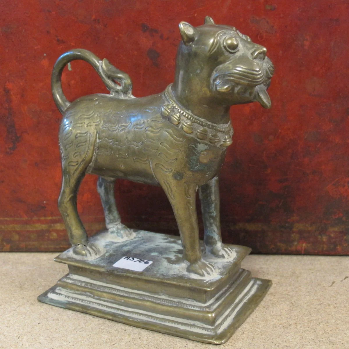 Brass Tiger from Gujarat - Circa 85 yrs Old - Image 3