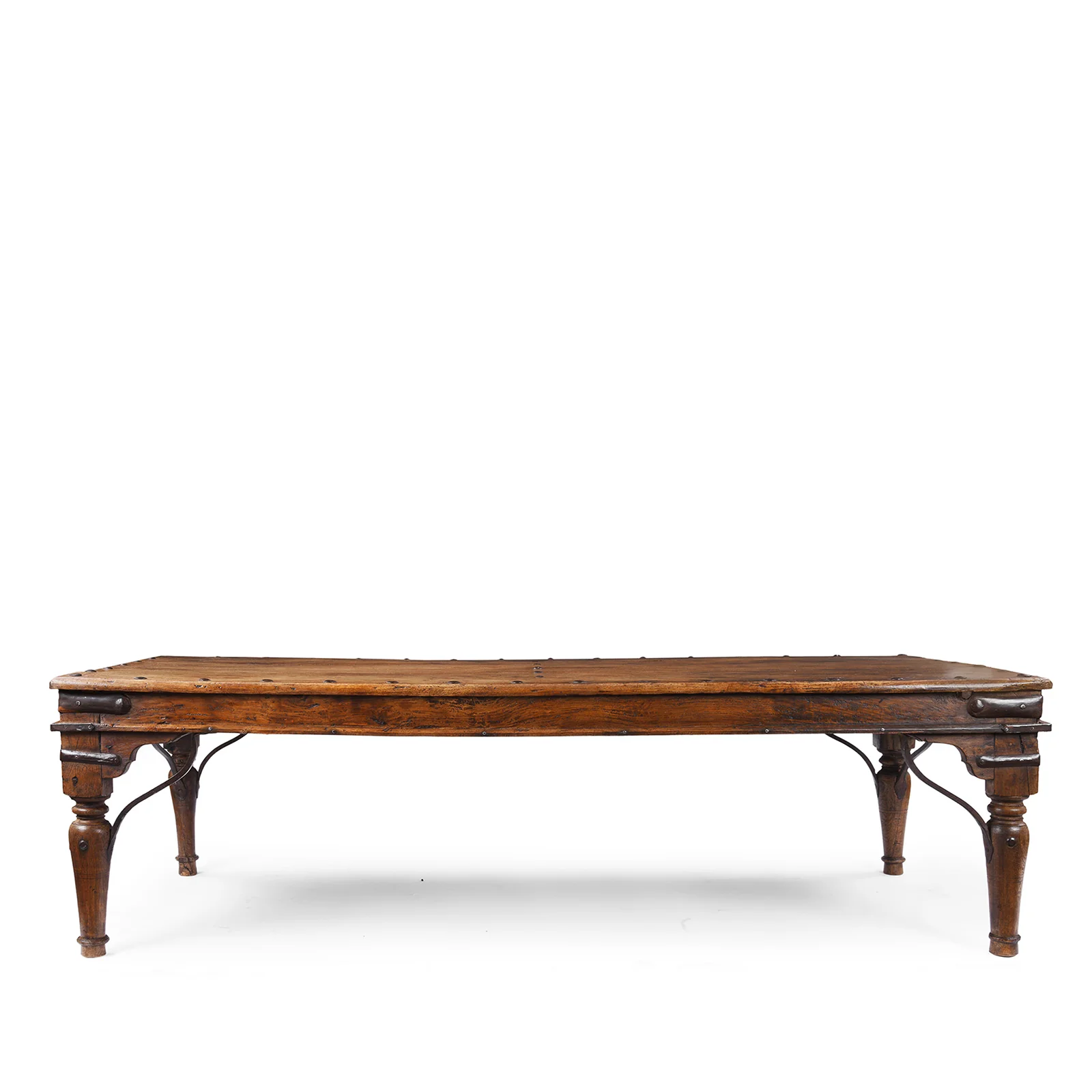 Indian Takhat Coffee Table From Rajasthan - 19thC - Image 8
