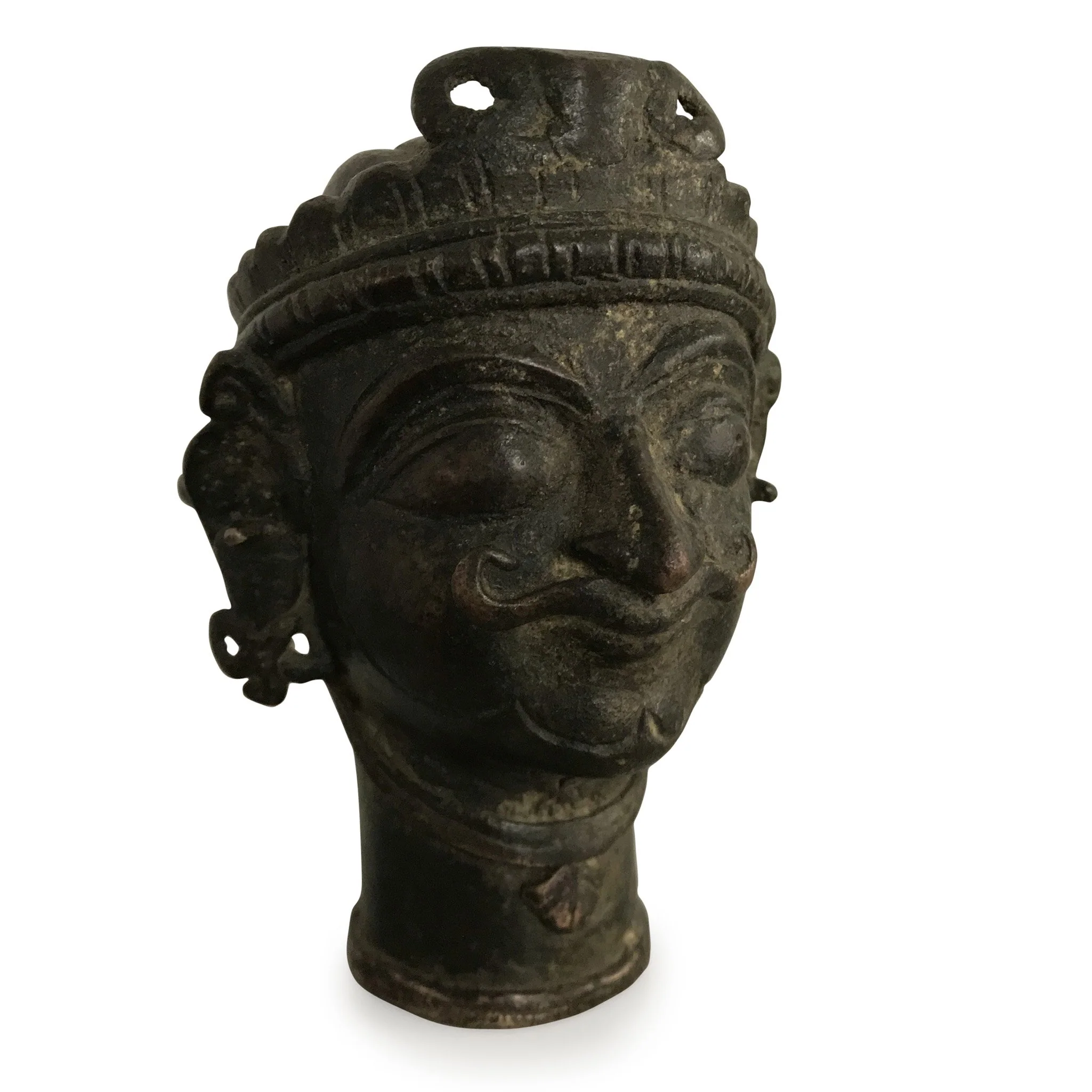 Bronze Mukhalinga (Shiva Ji Head) - Late 18thC - Image 3