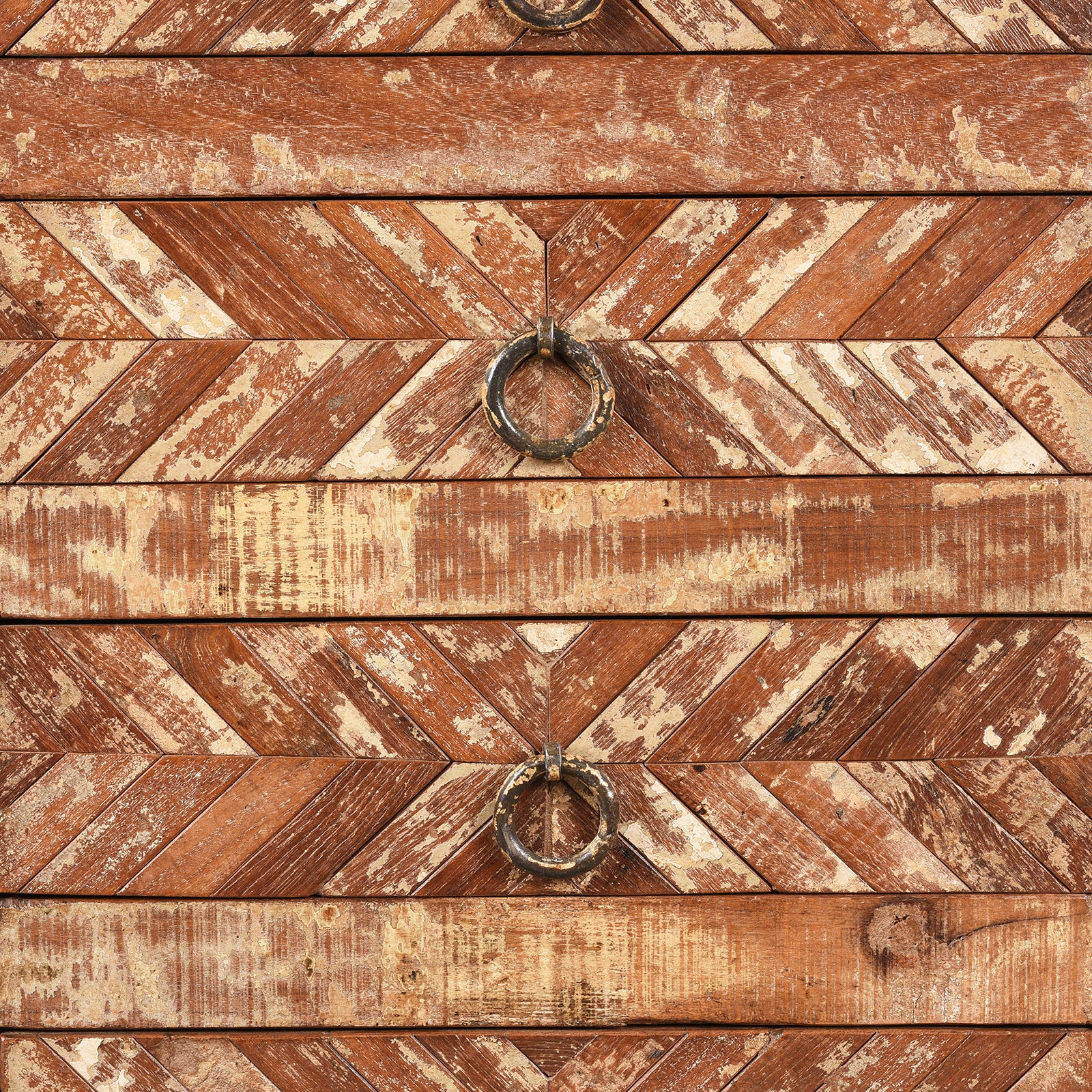 4 Drawer Bedside Cabinet Made From Reclaimed Teak - Image 4
