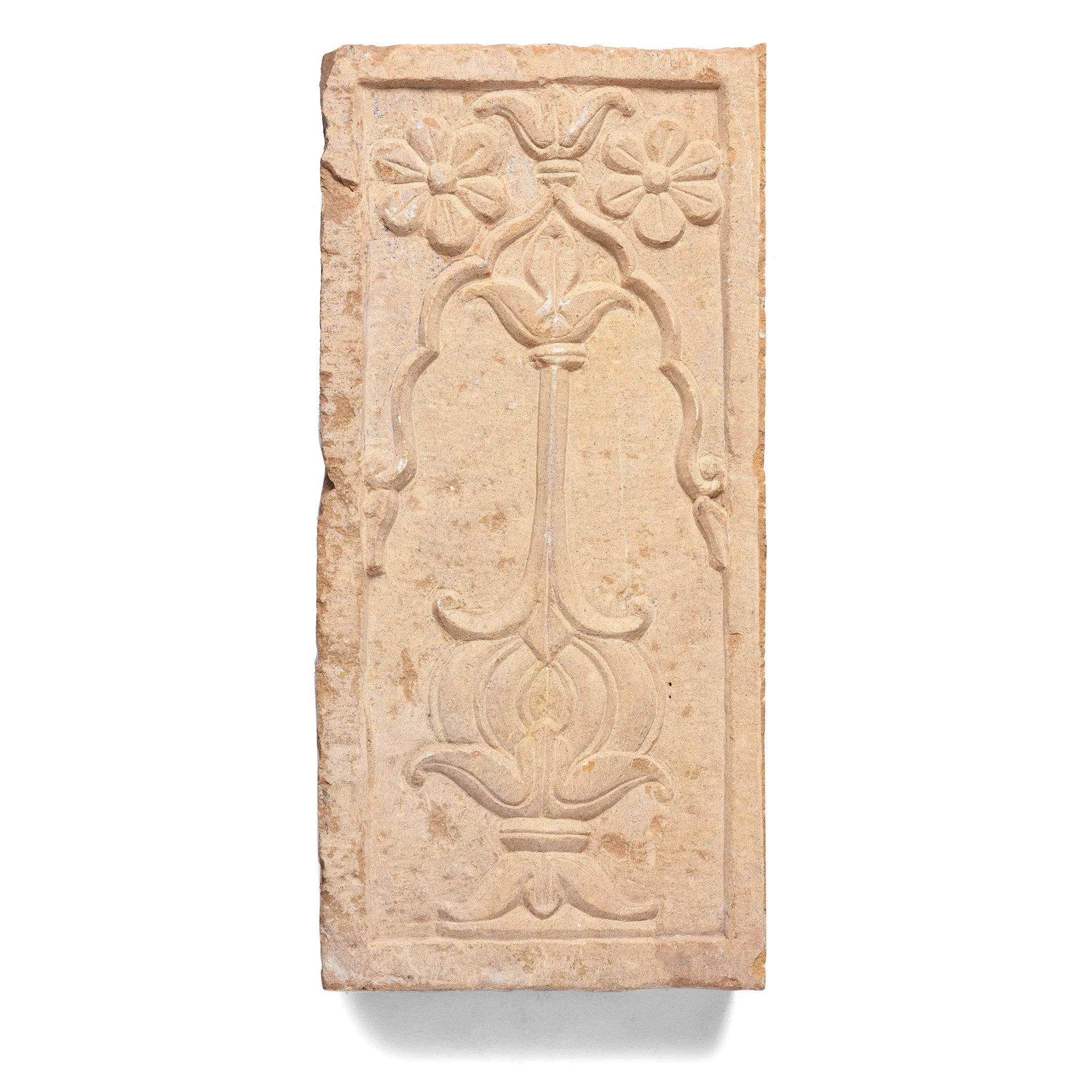 Carved Stone Panel - Mughal Style - 19thC - Image 5