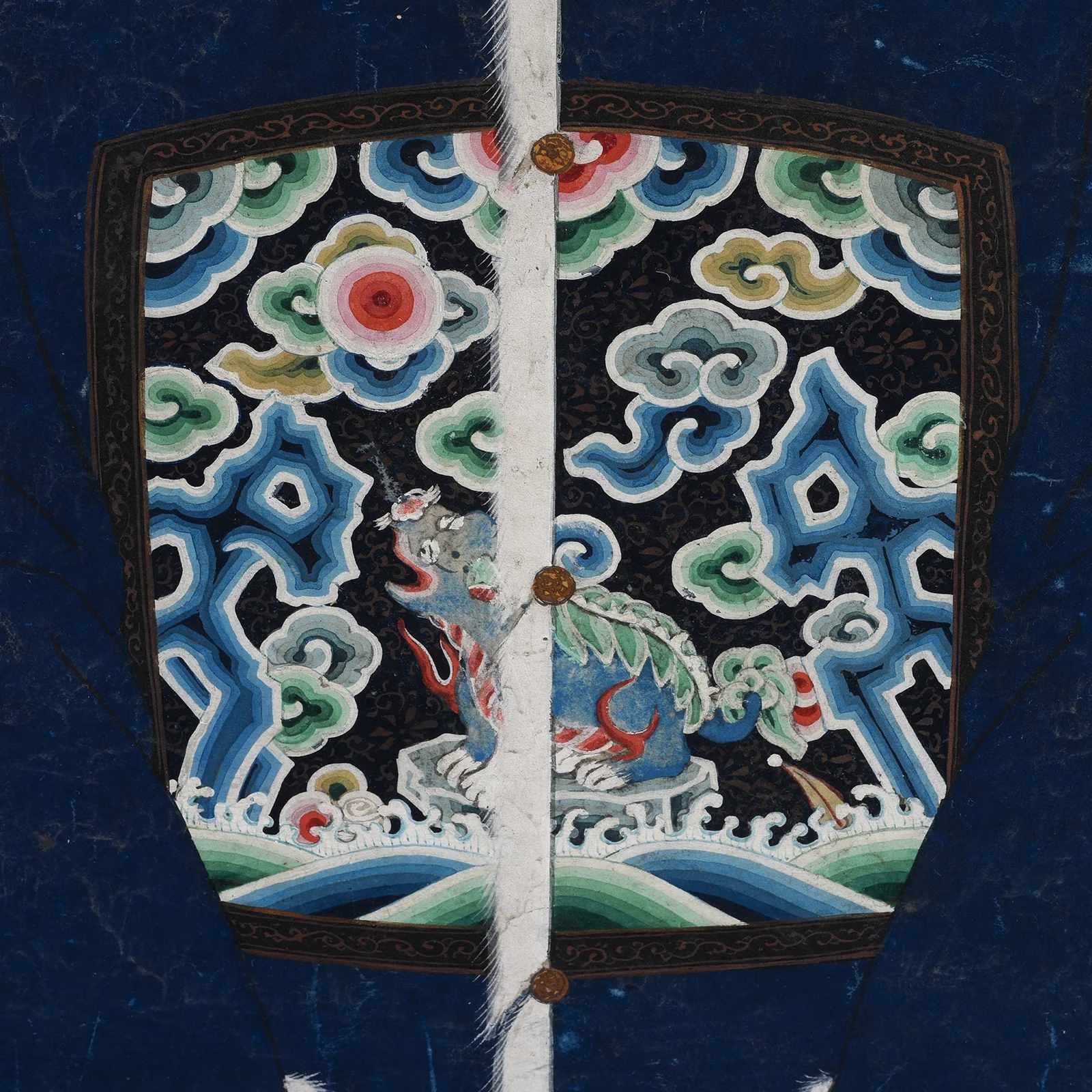 Framed Chinese Ancestor Painting - Early 20th Century - Image 5