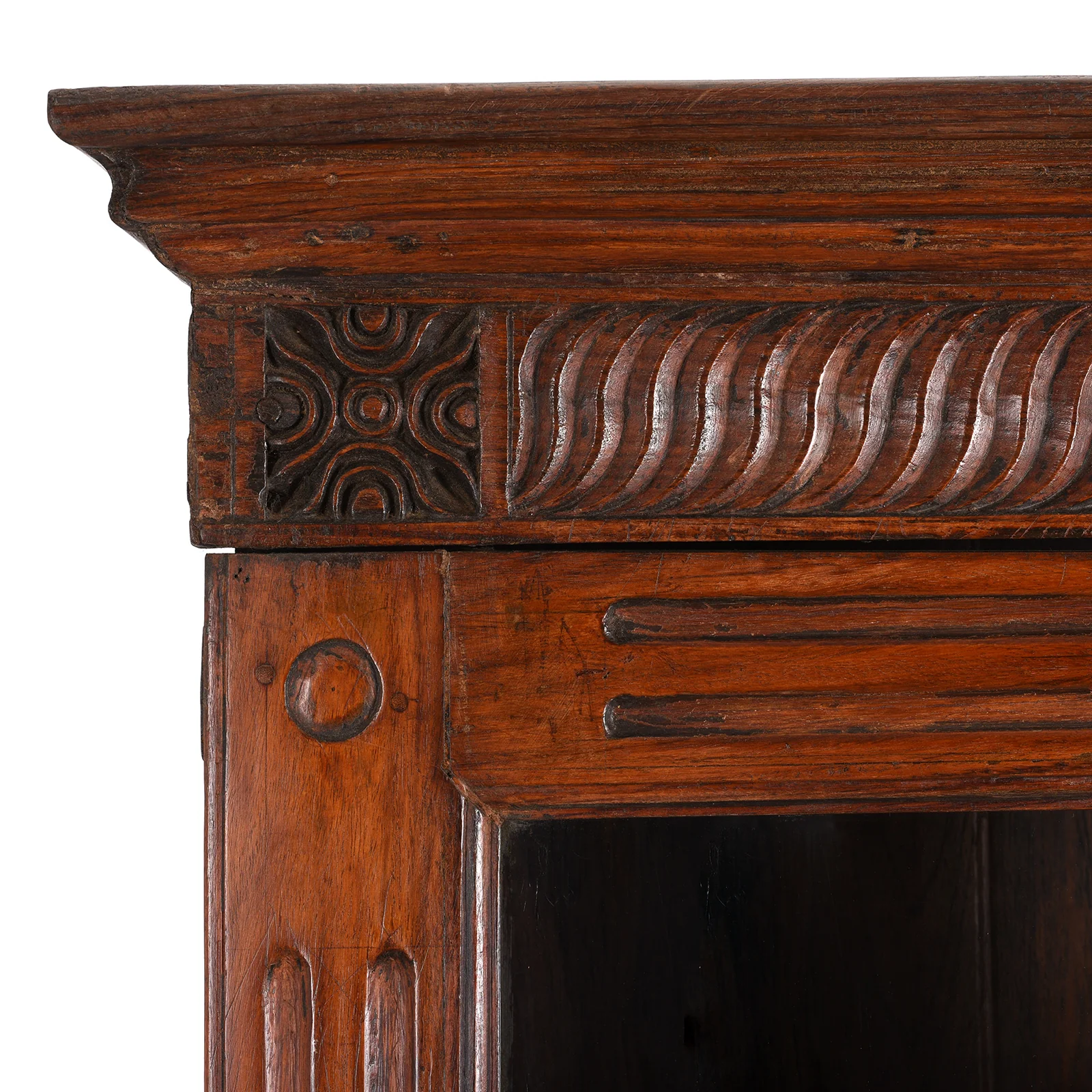 Anglo Indian Colonial Glazed Book Cabinet - 19th Century - Image 5