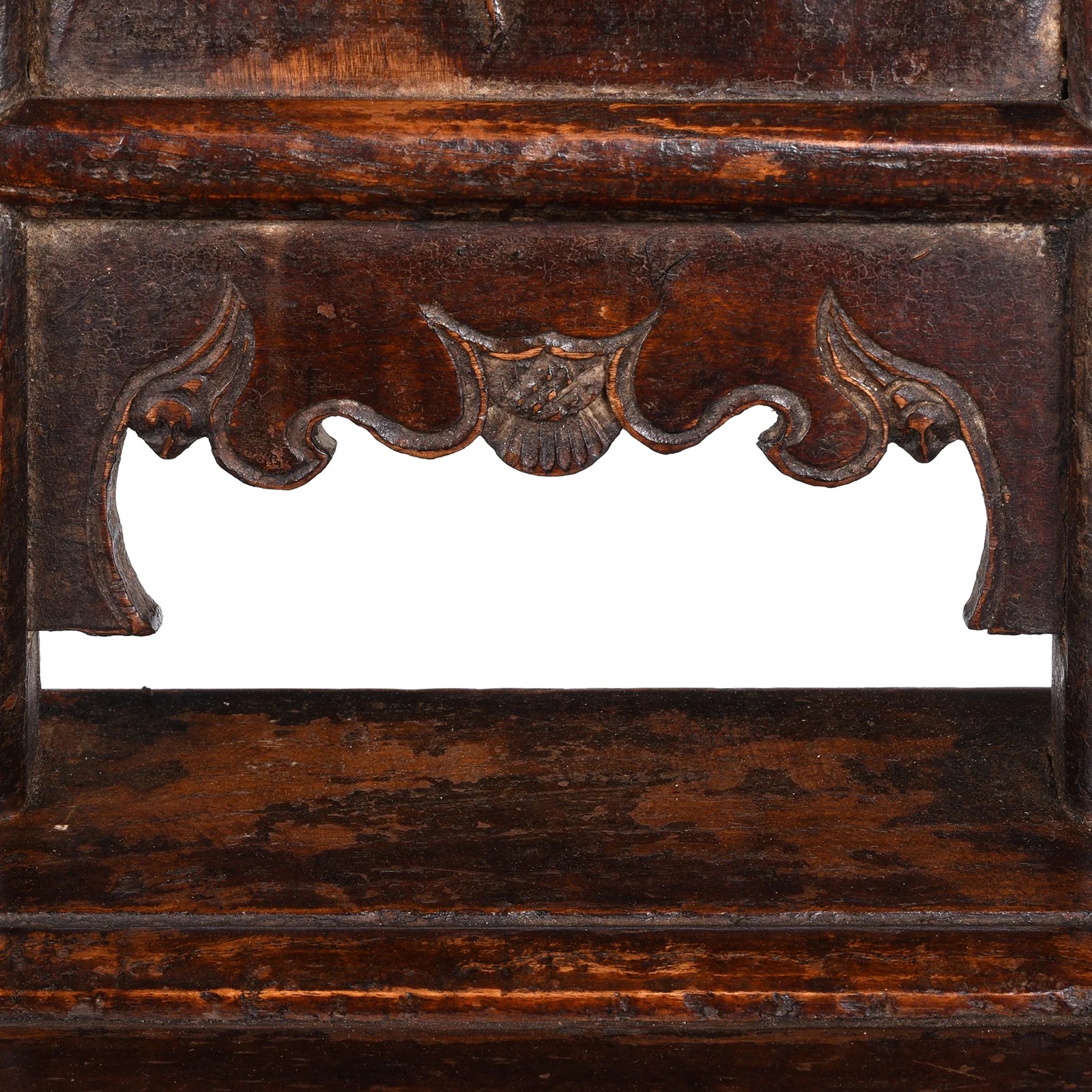 Short Backed Elm Southern Officials Hat Armchair - 19th Century - Image 9