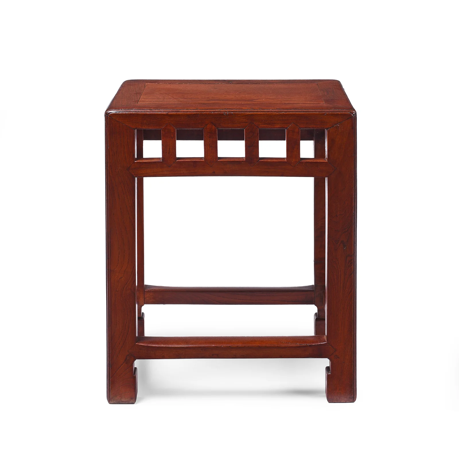 Red Elm Side Table From Jiangsu Province - 19th Century - Image 5