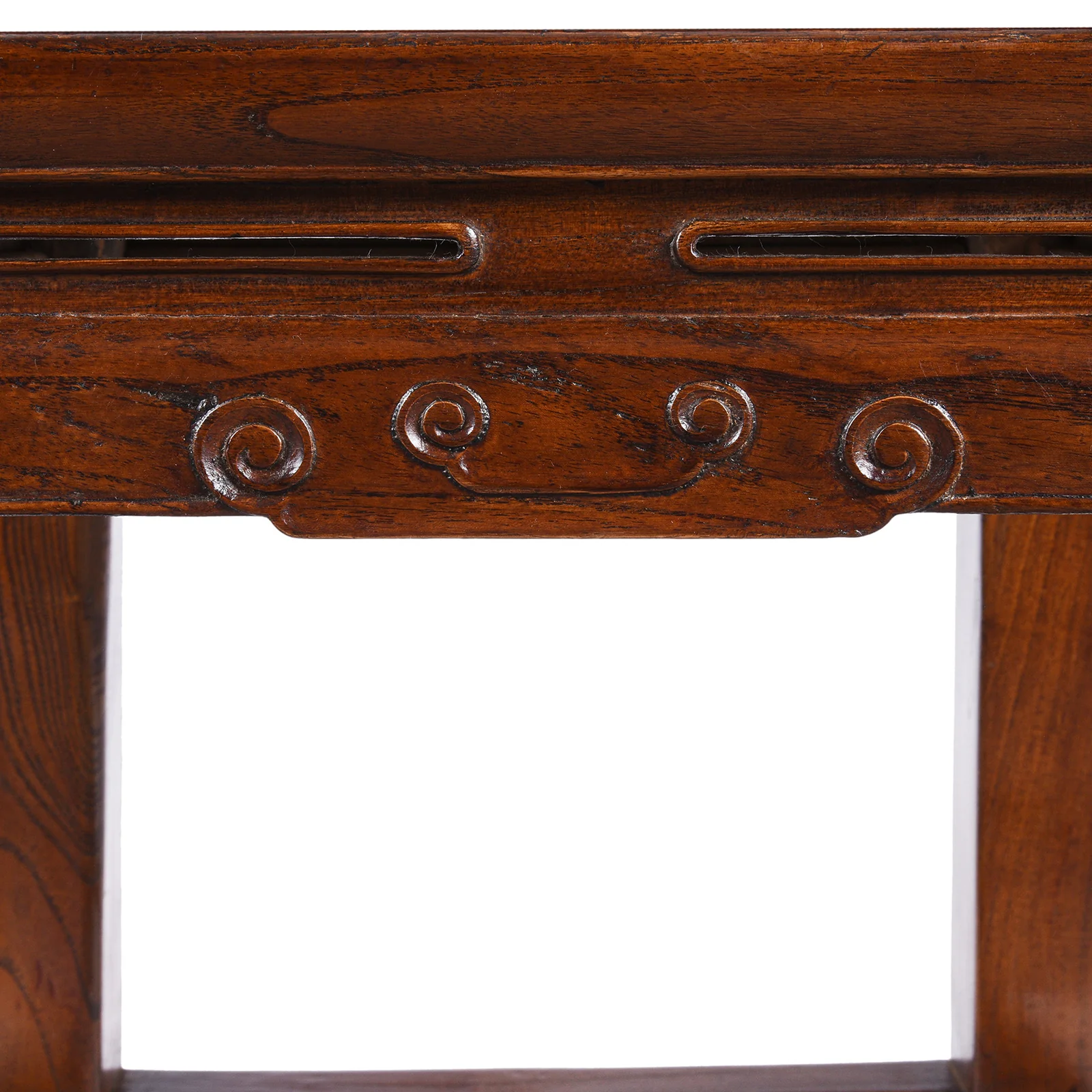 Red Elm Square Side Table From Jiangsu - 19th Century - Image 5