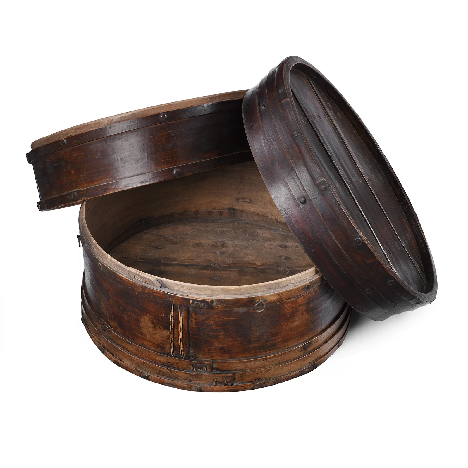 Painted Willow Food Container From Shanxi - 19th Century - Image 6