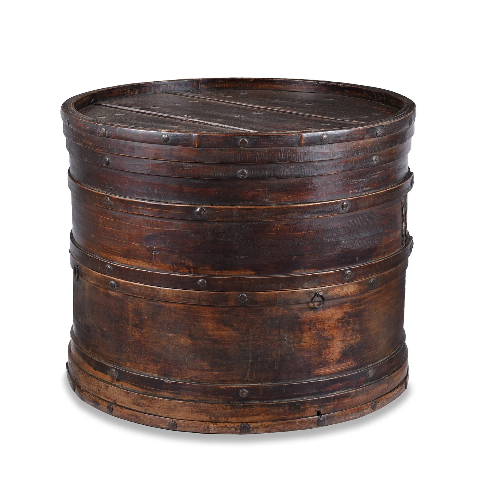 Painted Willow Food Container From Shanxi - 19th Century - Image 9