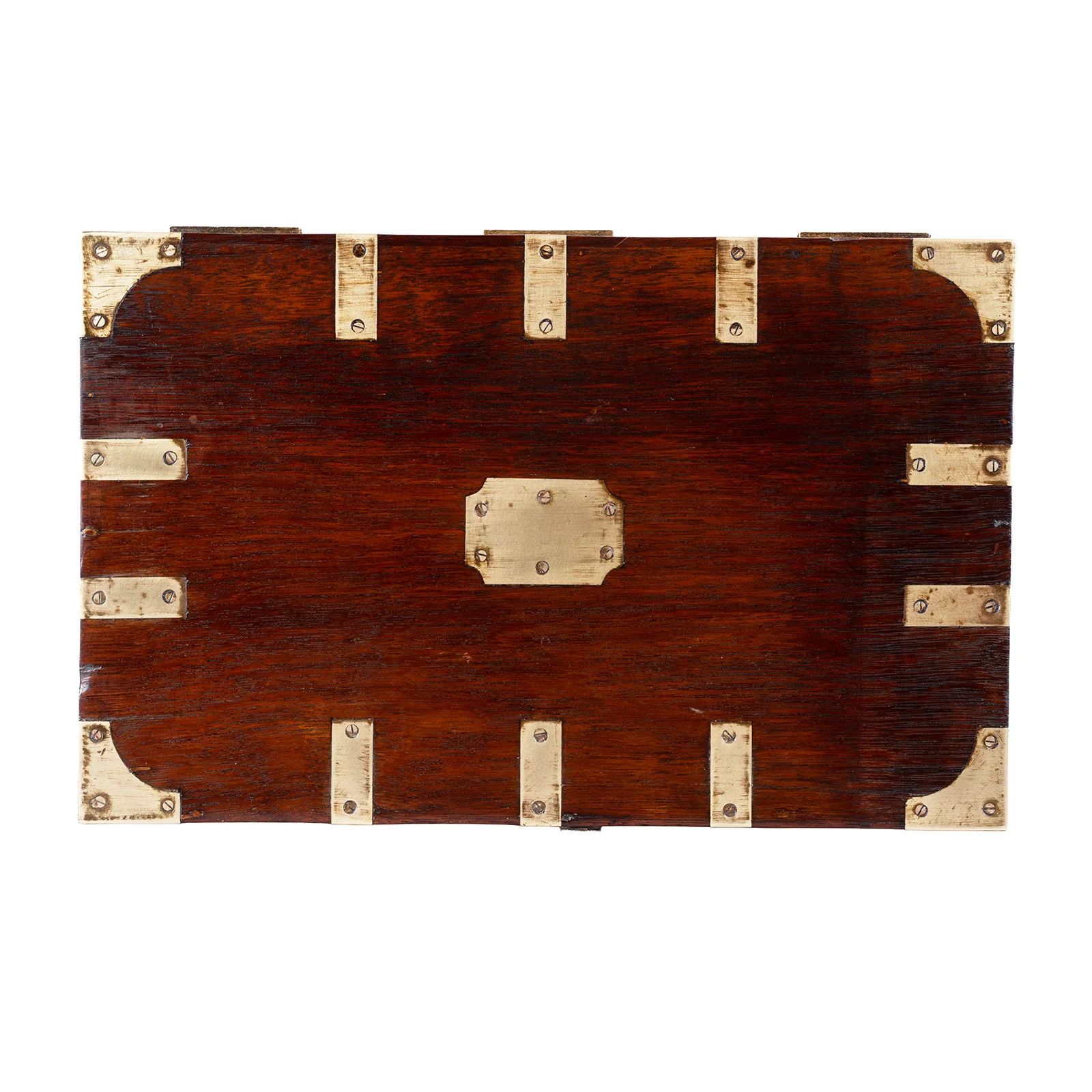 Brass Bound Indian Jewellery Box - 19th Century - Image 6