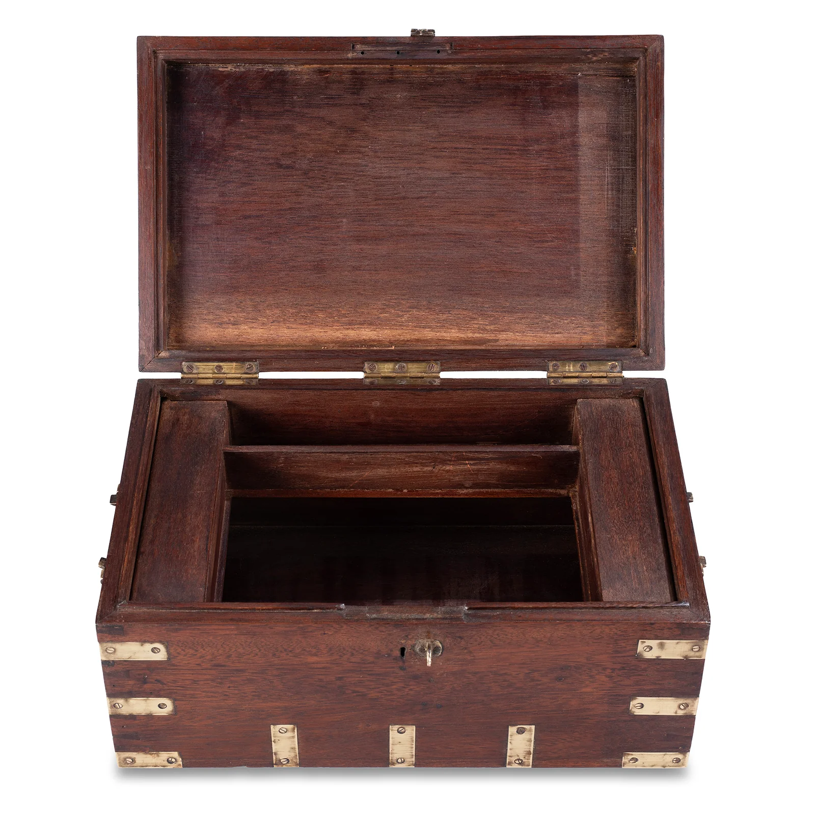 Brass Bound Indian Jewellery Box - 19th Century - Image 7