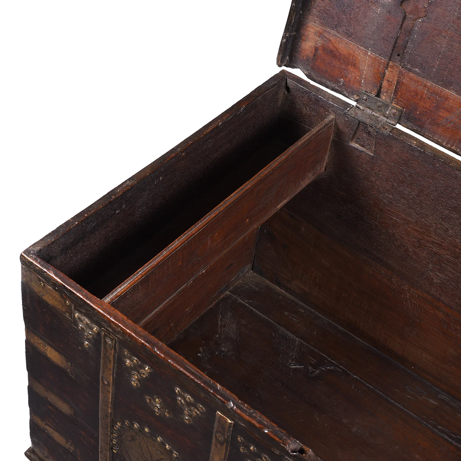 Brass Bound Teak Chest From Kutch - 19th Century - Image 9