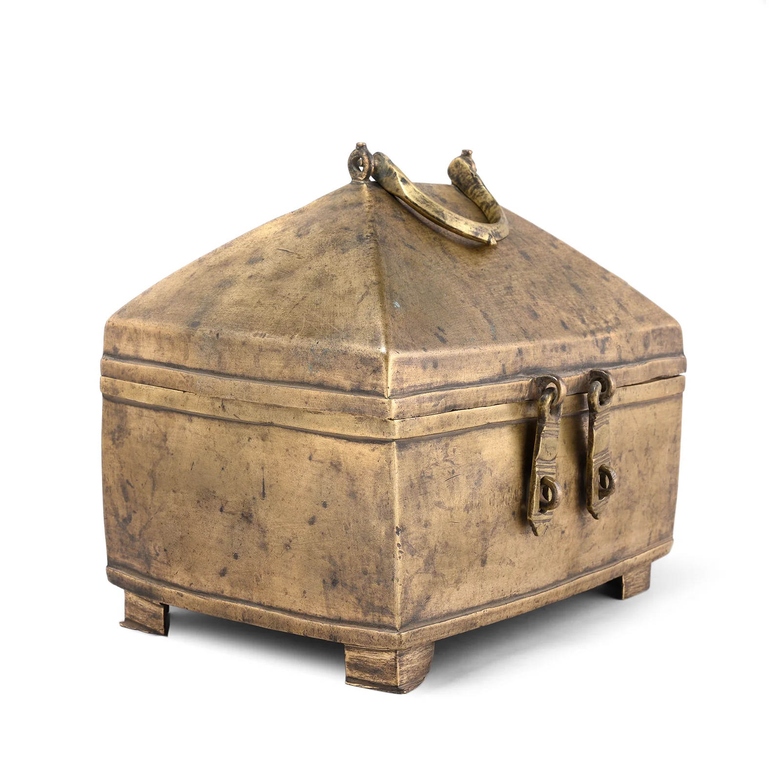 Brass Jewellery Casket From Rajasthan - 18th Century - Image 2