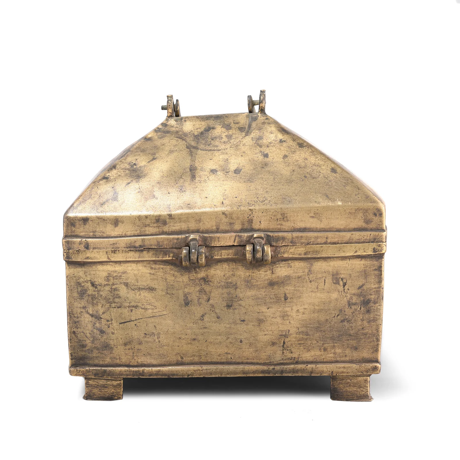 Brass Jewellery Casket From Rajasthan - 18th Century - Image 4