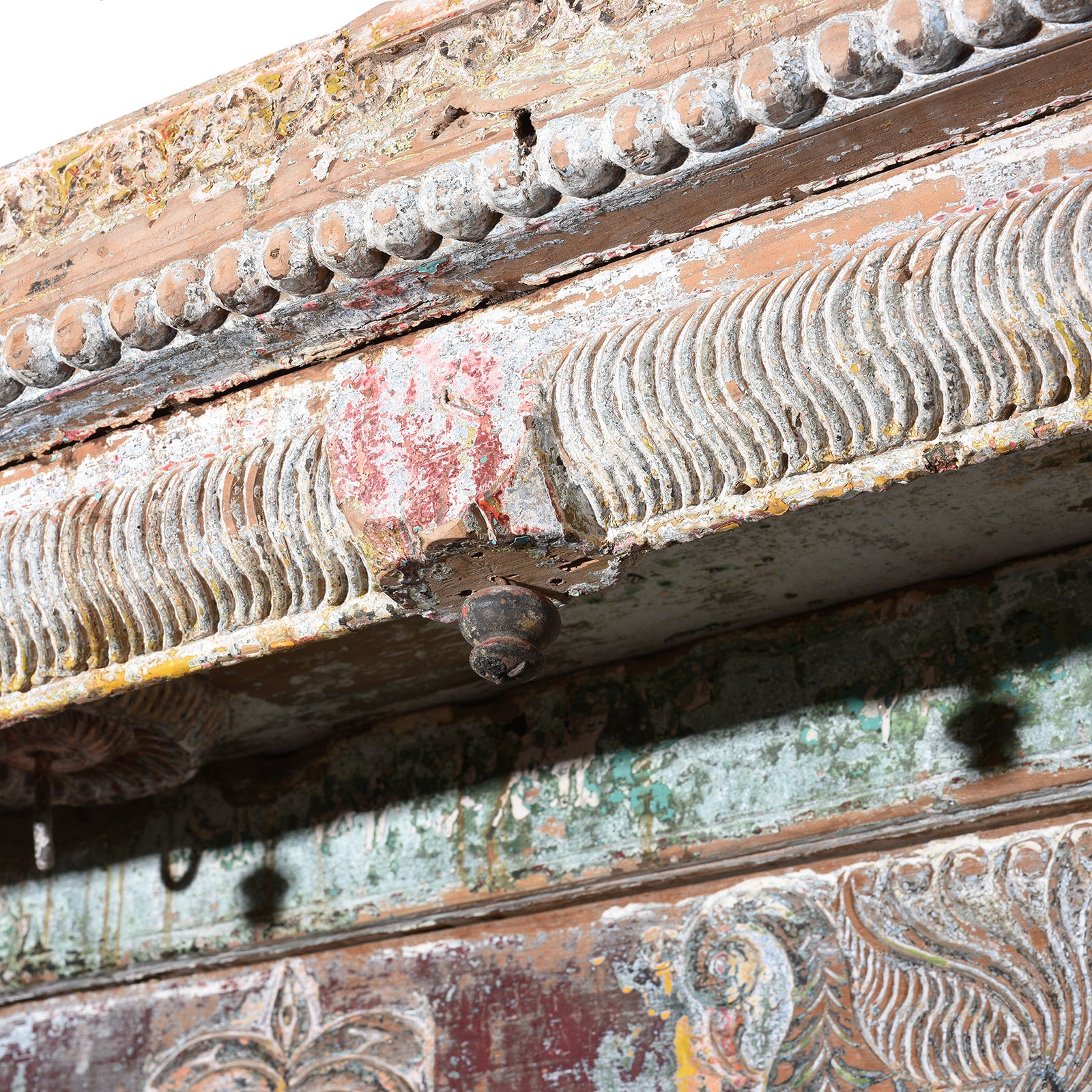 Carved & Painted Pavilion From Kutch - Early 19th Century - Image 11