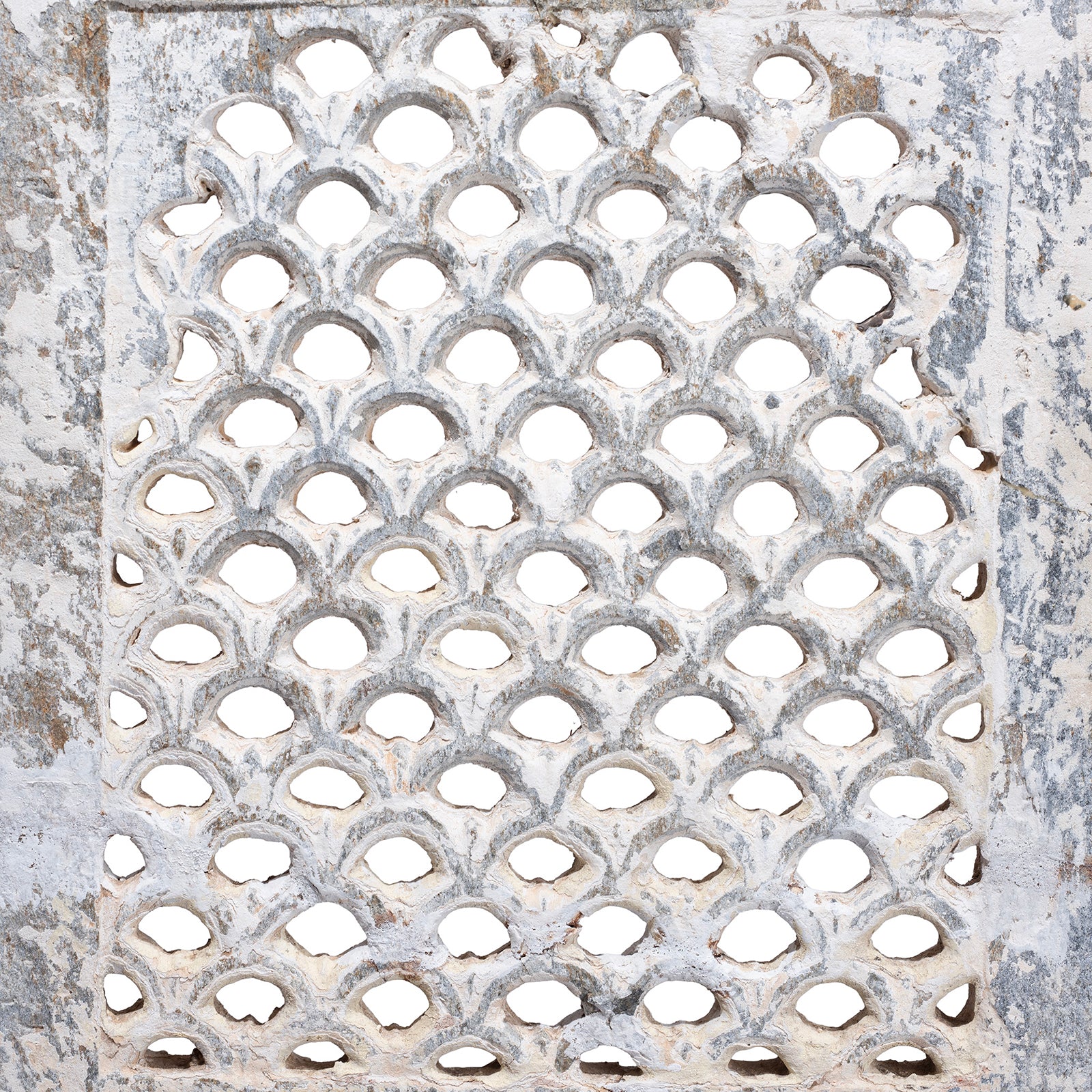 Carved Stone Jali Panel From Dungarpur - 19thCentury - Image 3