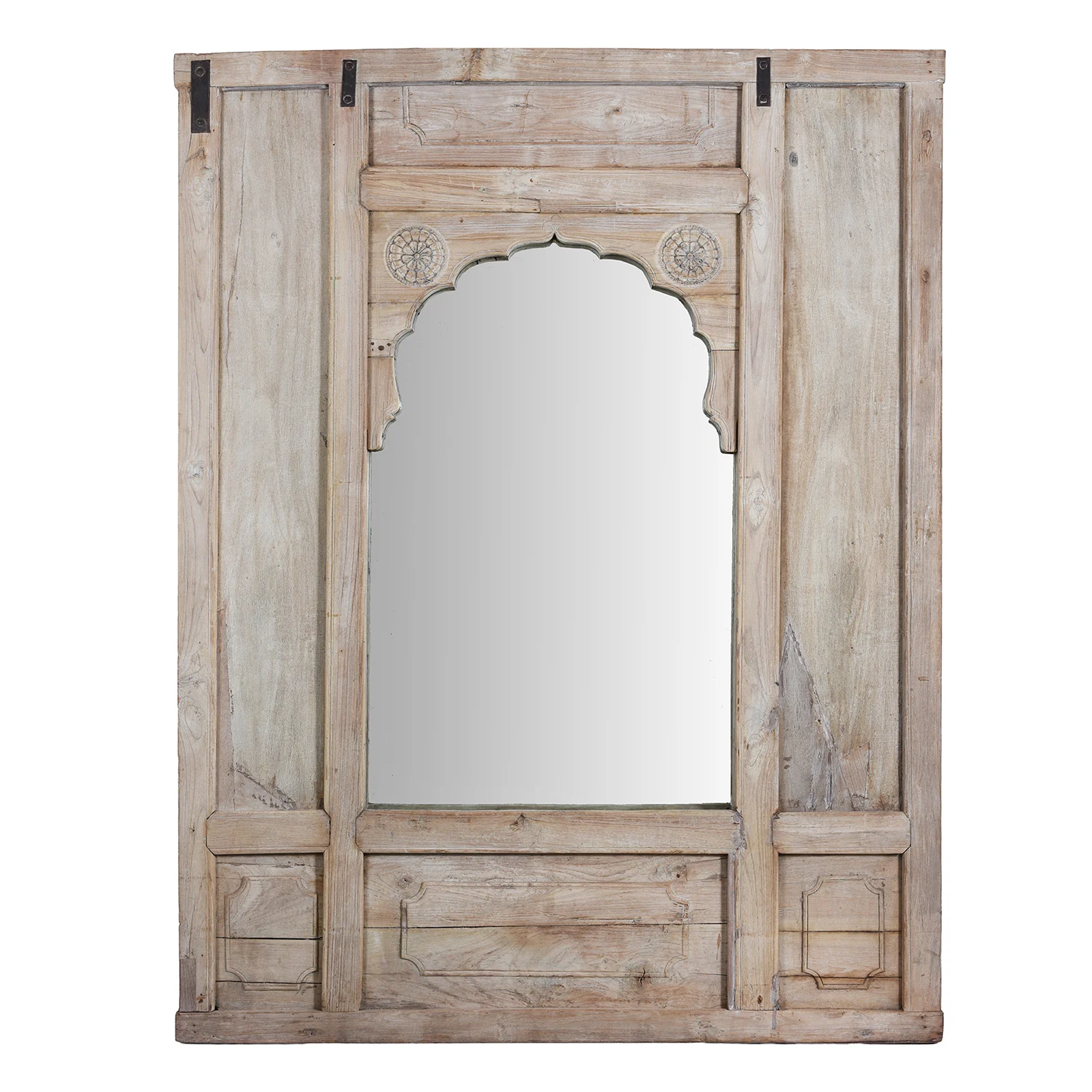 Limed Window Mirror From Hyderabad - 19th Century - Image 3