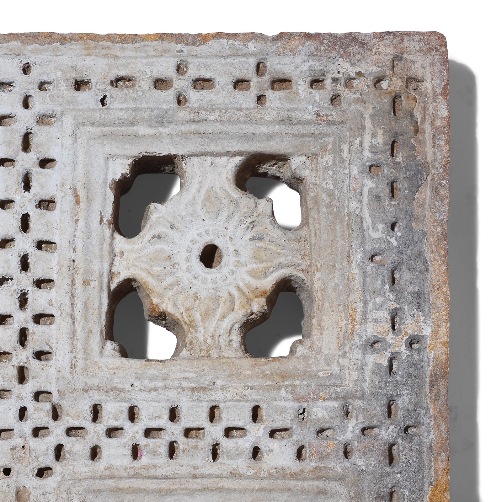Painted Stone Panel From Jaisalmer - 19th Century - Image 4