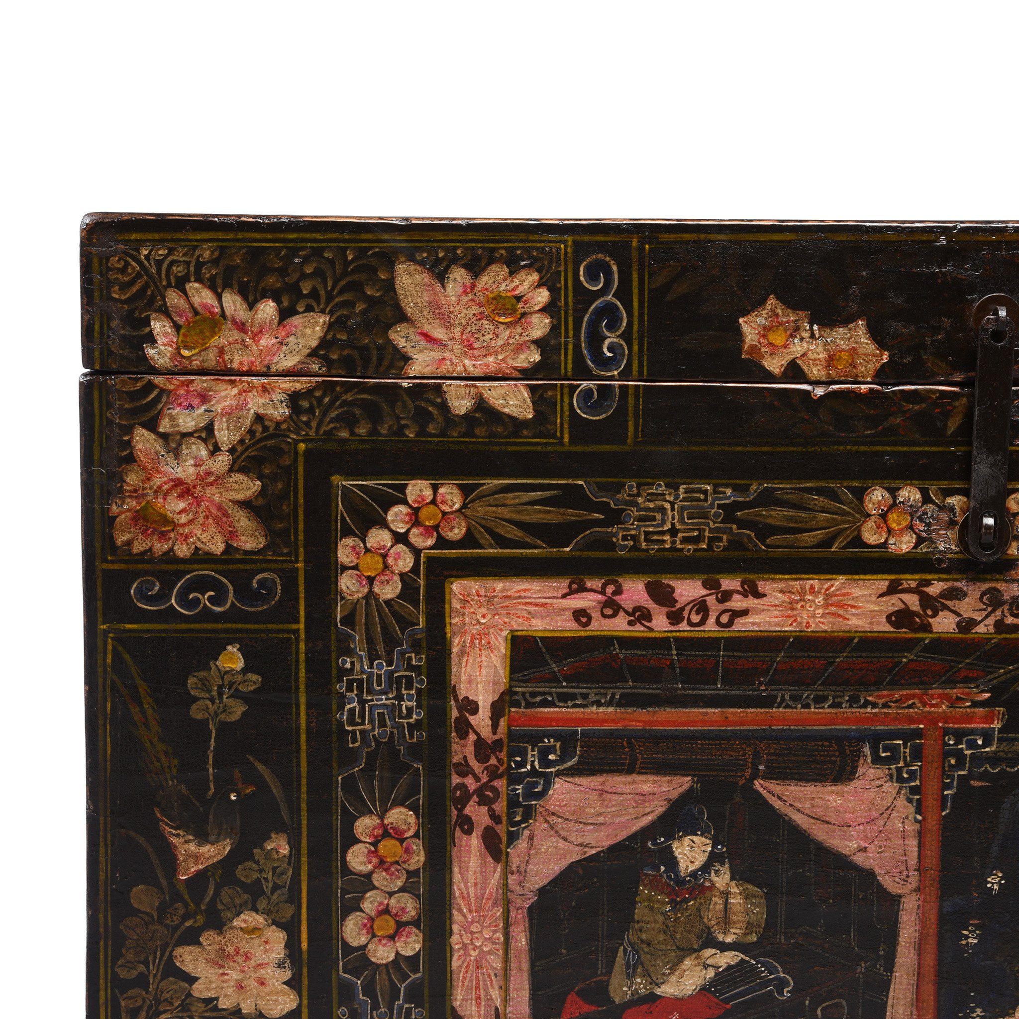 Painted Opera Chest From Shanxi - 19thC - Image 5